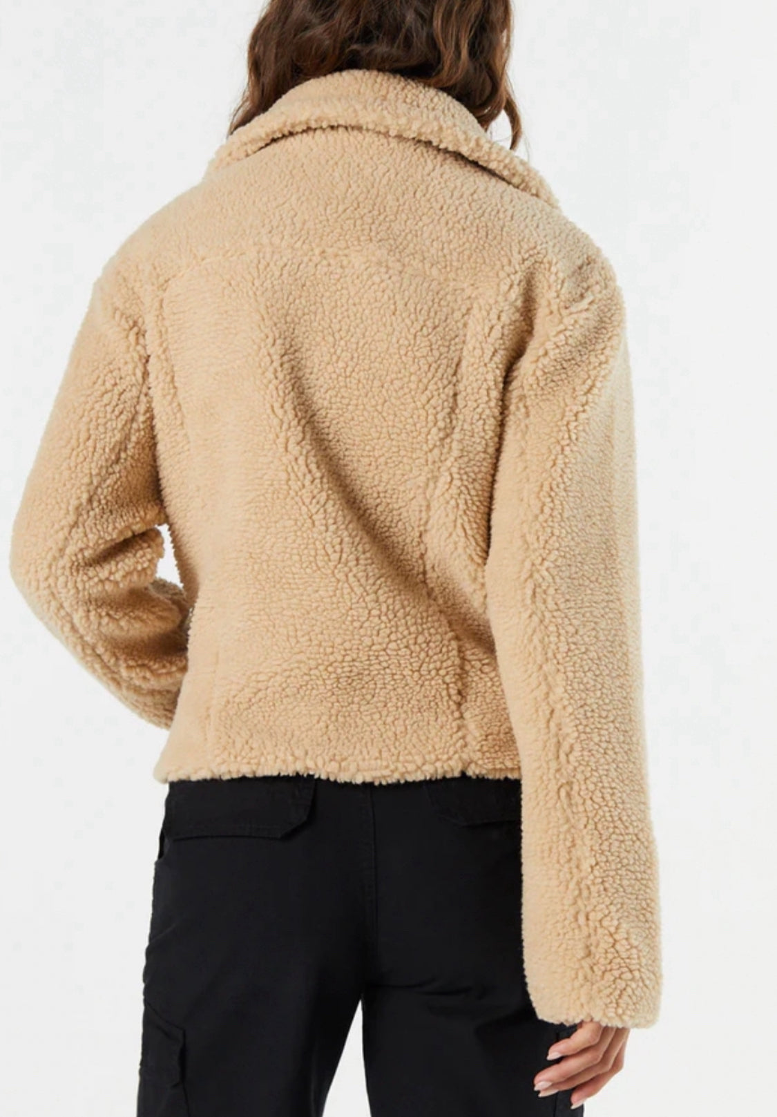 Manteau : Mi saison en Sherpa XL/ femme neuf !