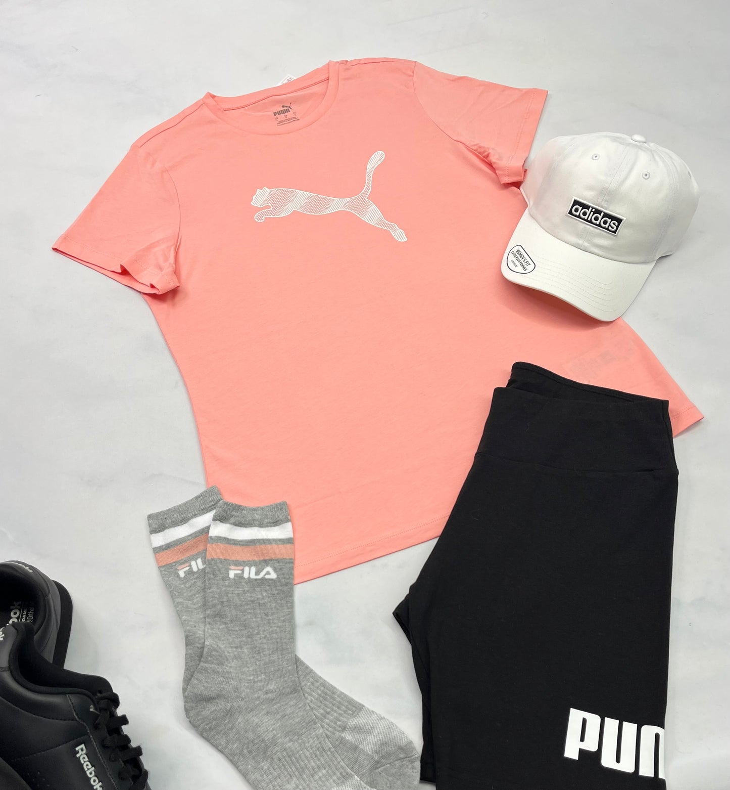 ☀️ Manche courte : Puma corail L/ femme neuf !