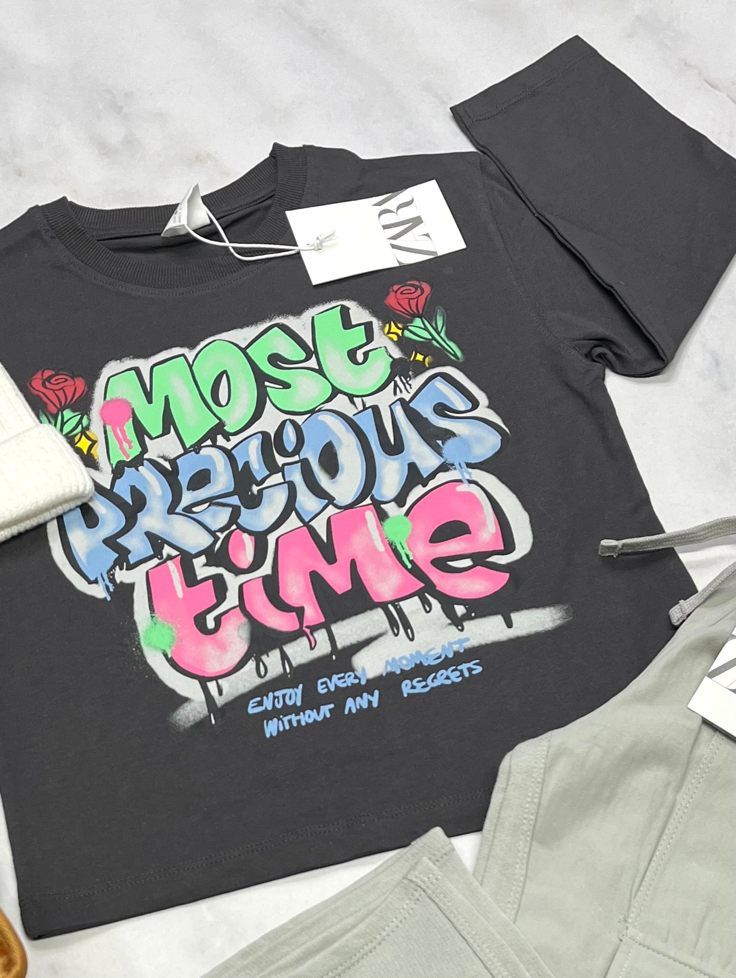 đź’•ZARA : Manche longue fait 5-6 ans look ample neuf !