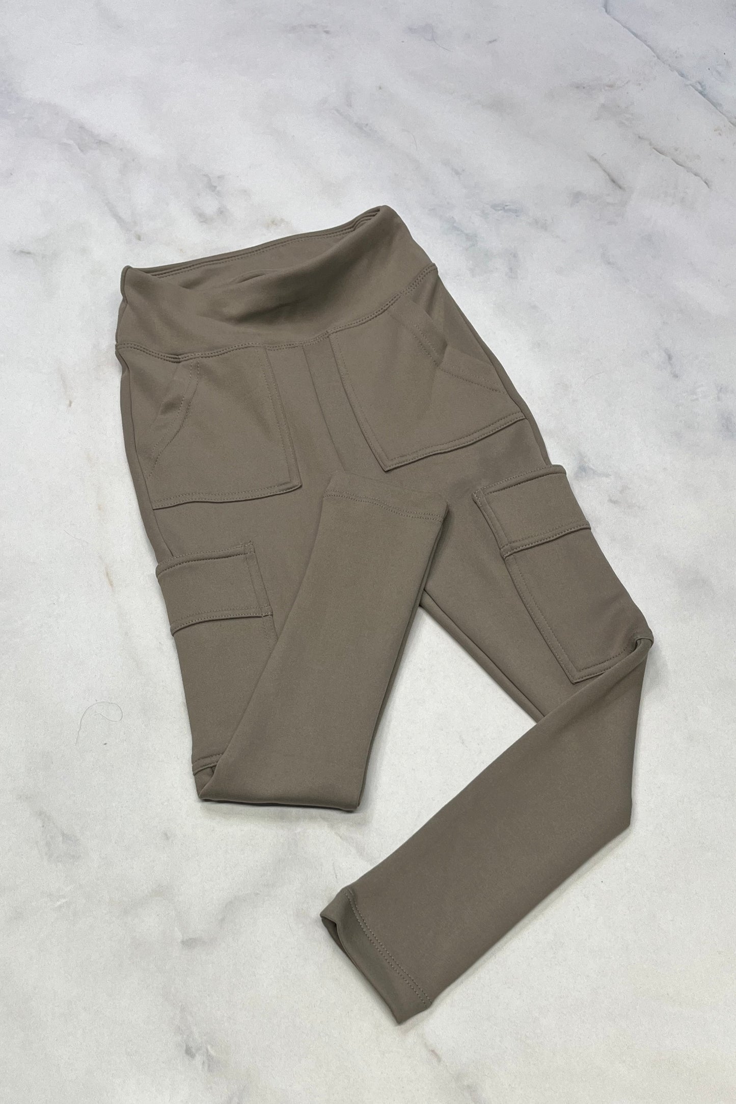 Skinny : Jegging cargo stretch taille haute . Neuf ! 6 ans fille .