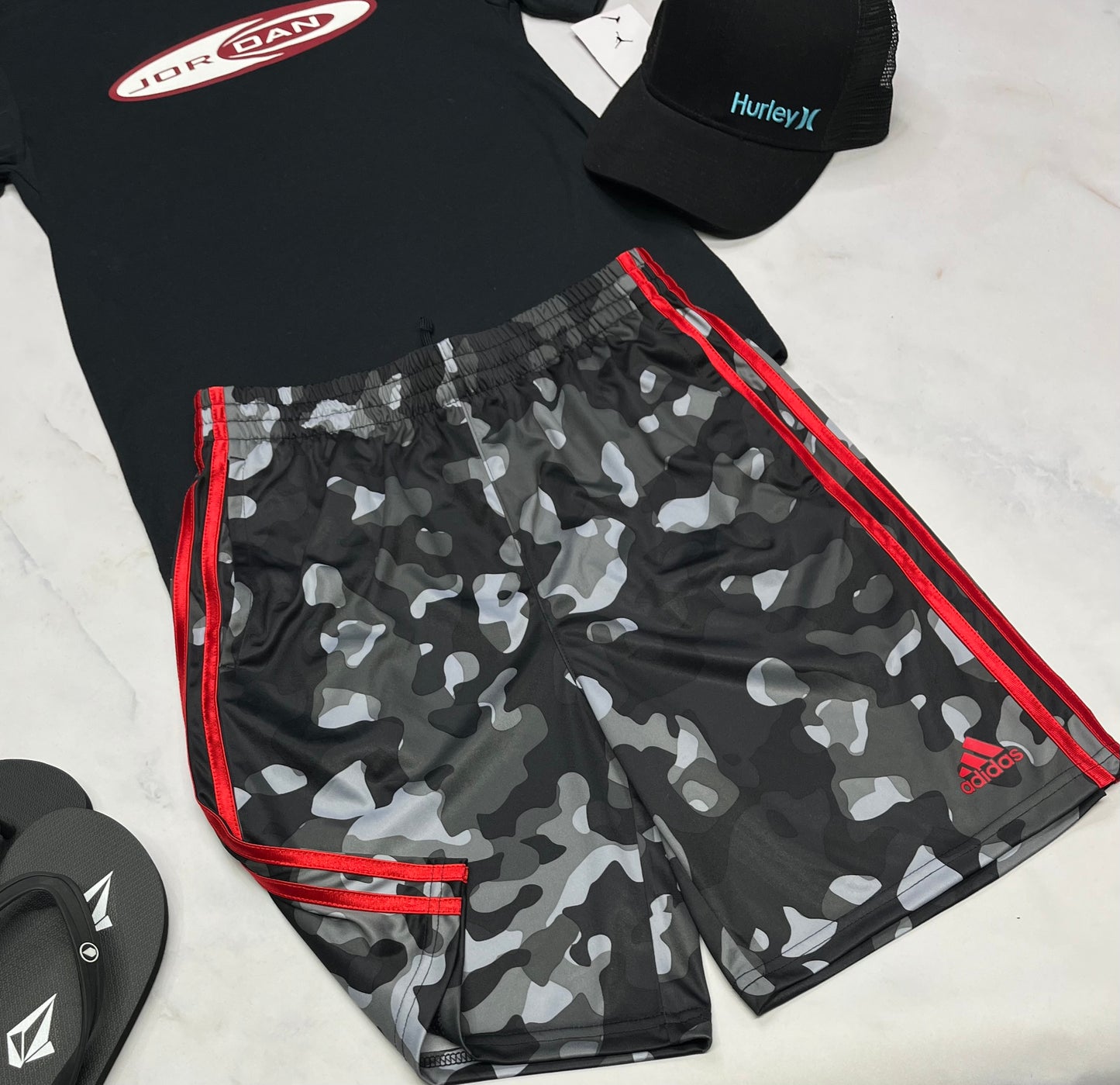 🍂 Bermuda : Adidas en tissu de sport 14-16 ans garçon neuf !