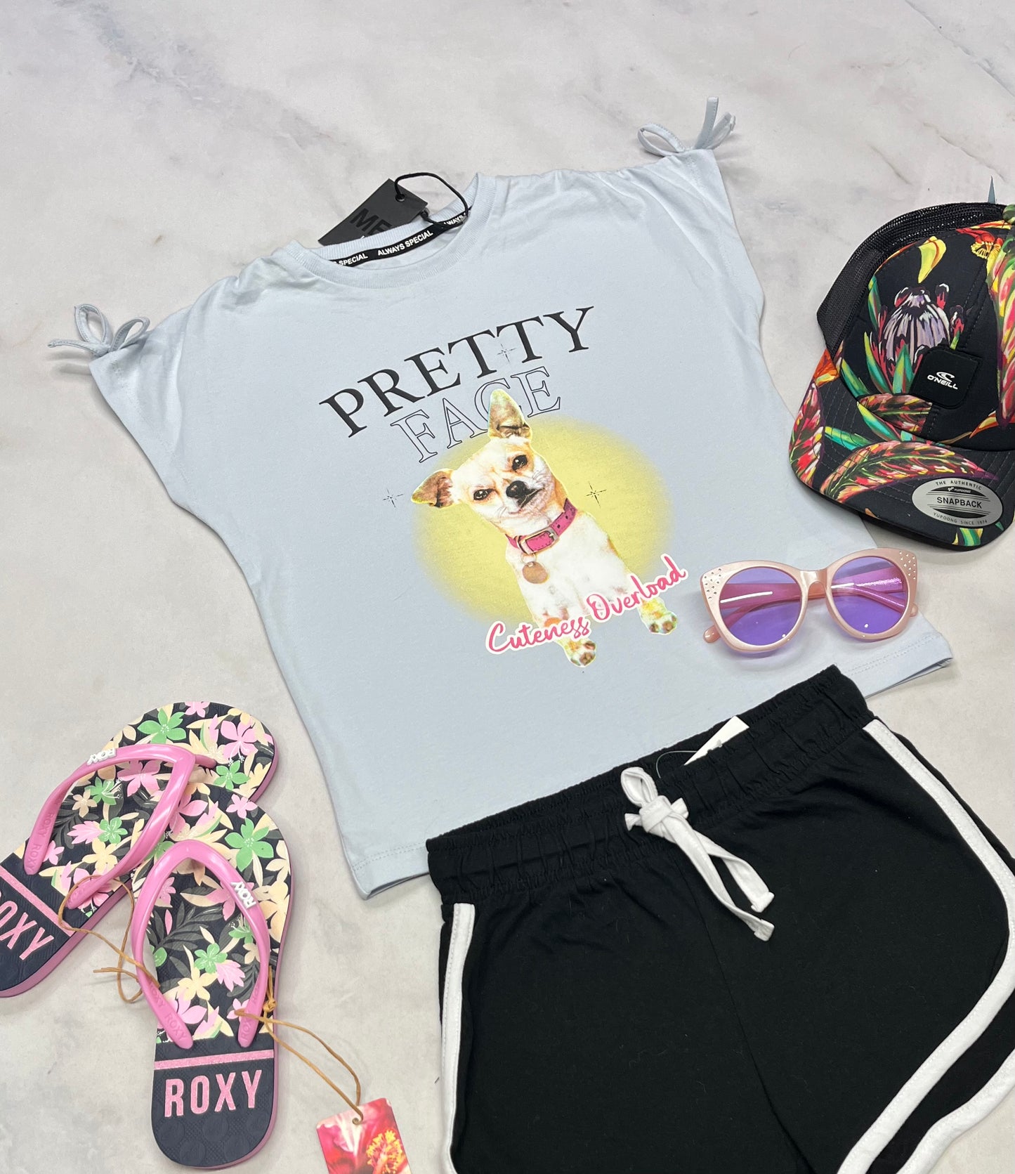 🌴 Manche courte : bleu Mile end 6 ans coupe relax neuf !!