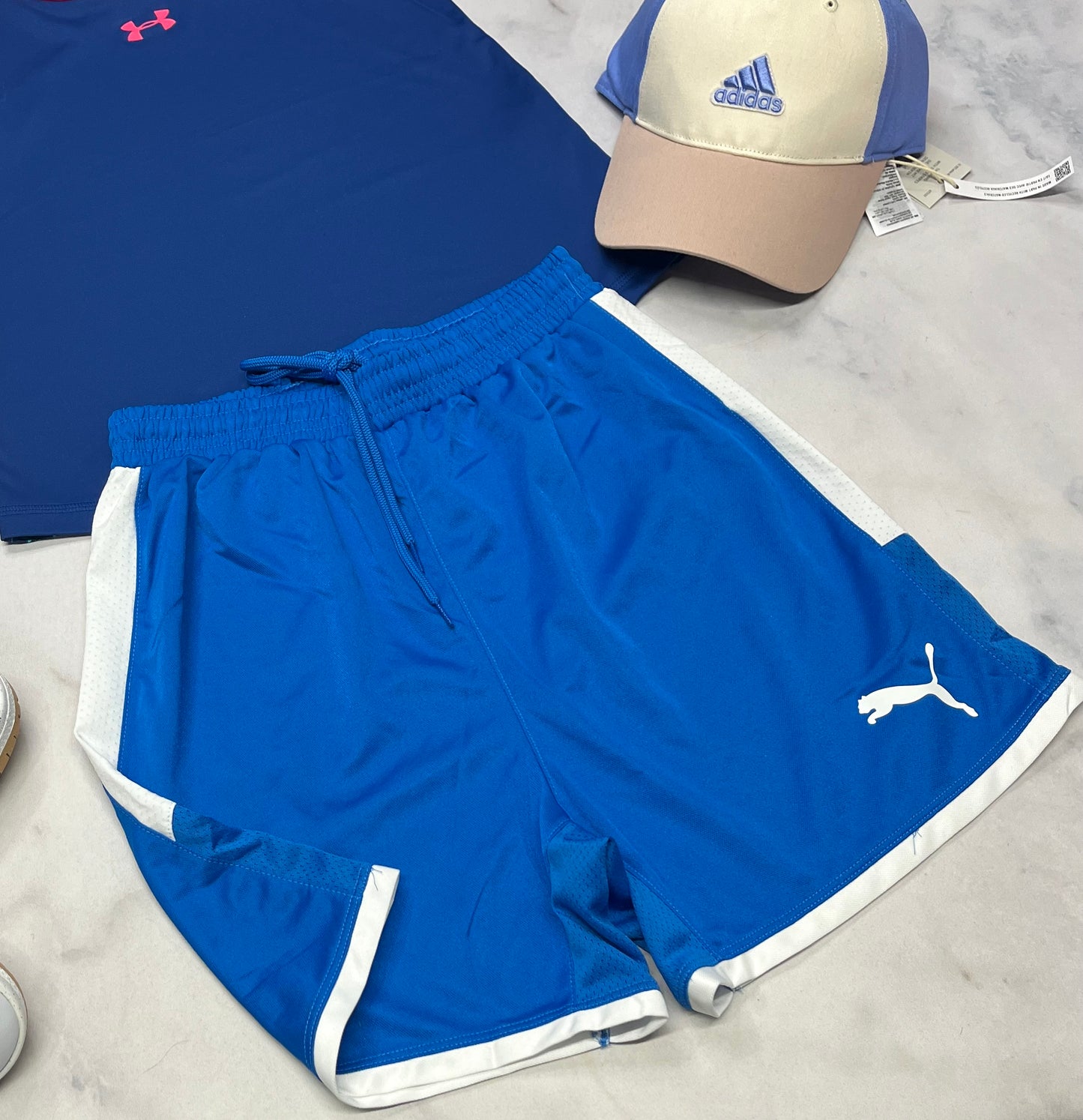 😍 Bermuda : Puma 14 ans fille en tissu de sport! Neuve .