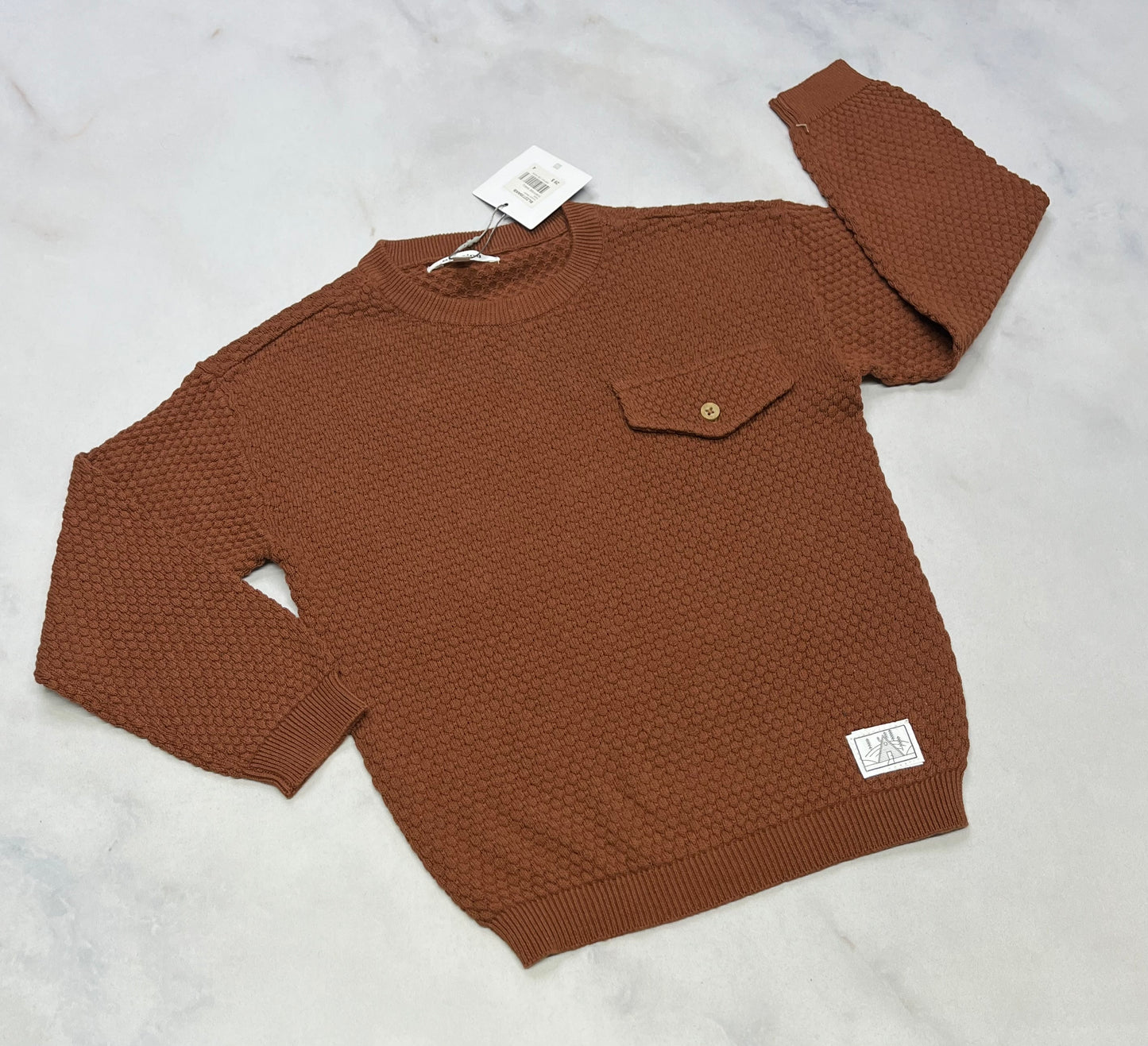 Tricot : stretch Blummind neuf ! Rouille 4 ans .