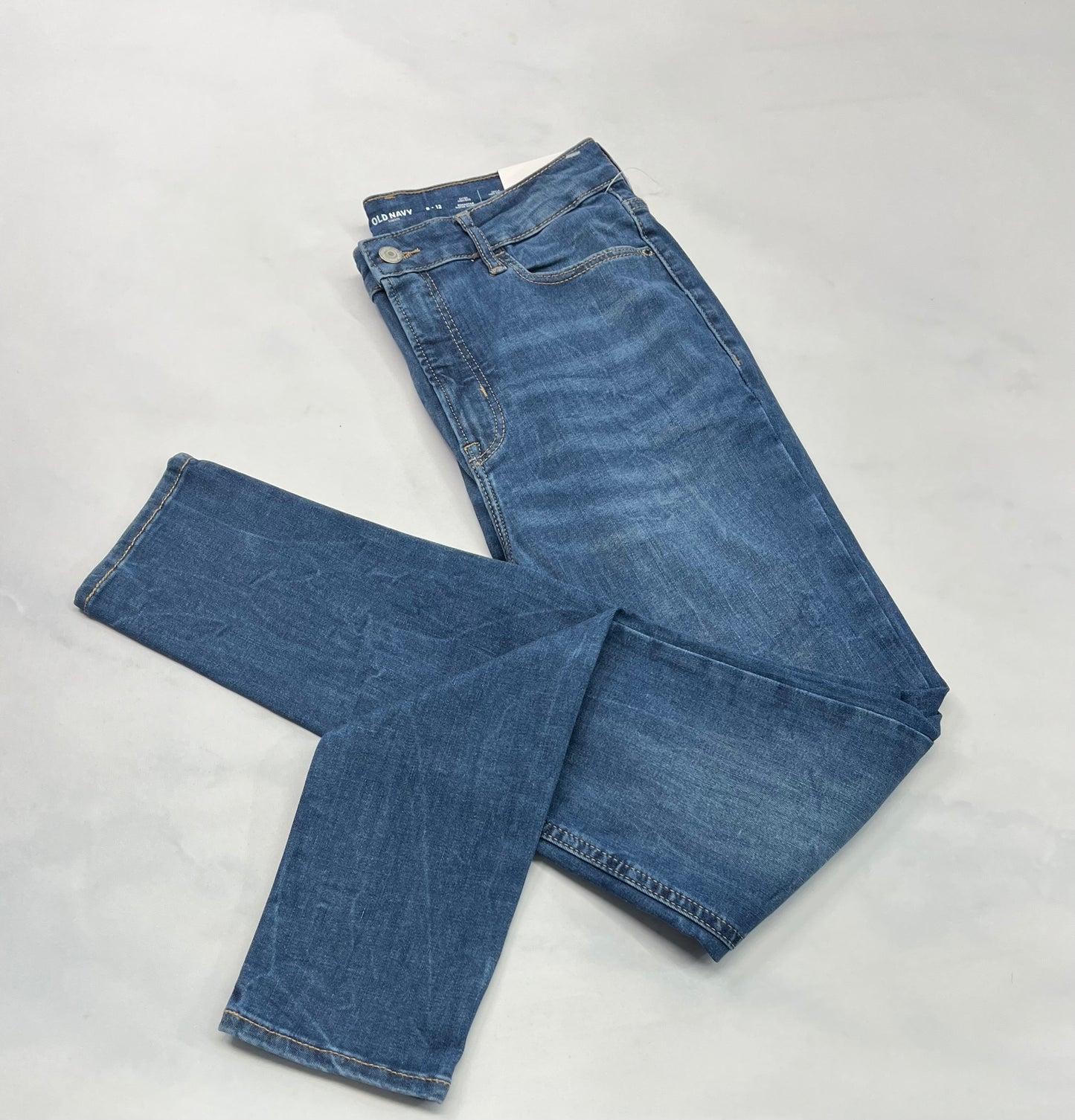 Skinny jeans taille très haute .