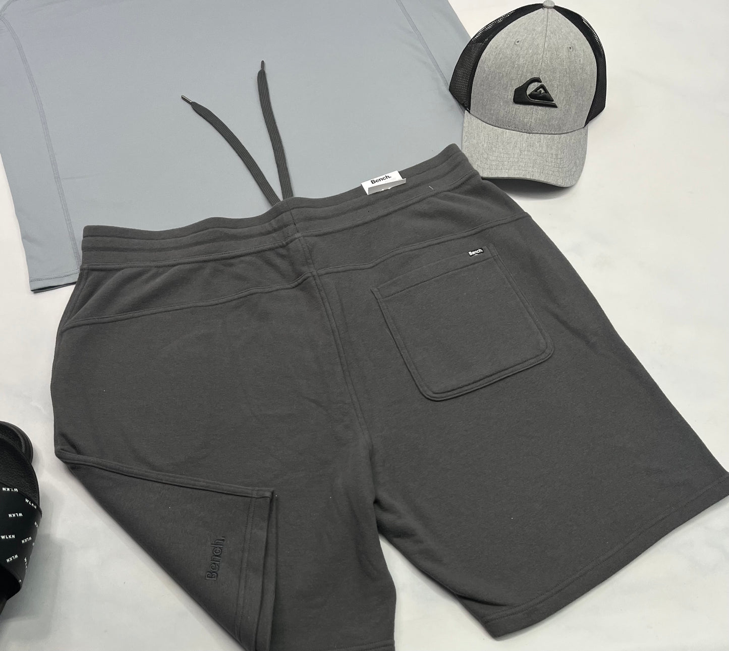 🌴 Bermuda : BENCH en ouaté charcoal neuf ! XL et XXL homme coupe confo neuf!