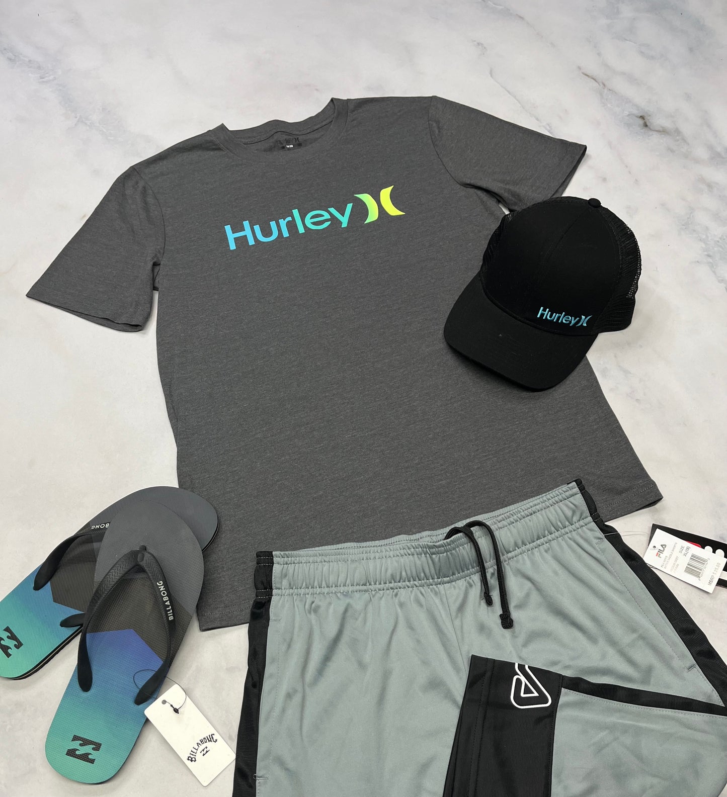 🌴 T-Shirt soft : Hurley charcoal 18-20 ans ado neuf !
