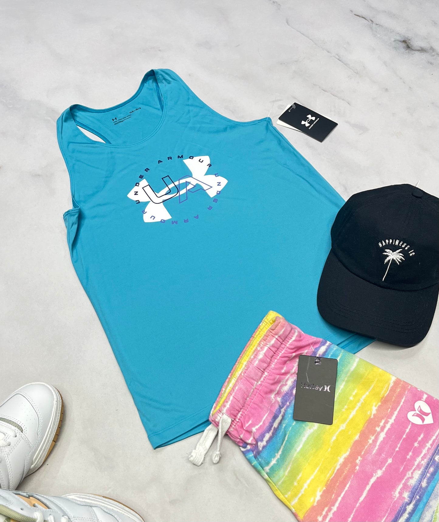 ☀️Camisole : H.Armour en tissu de sport 14-16 ans fille neuve .