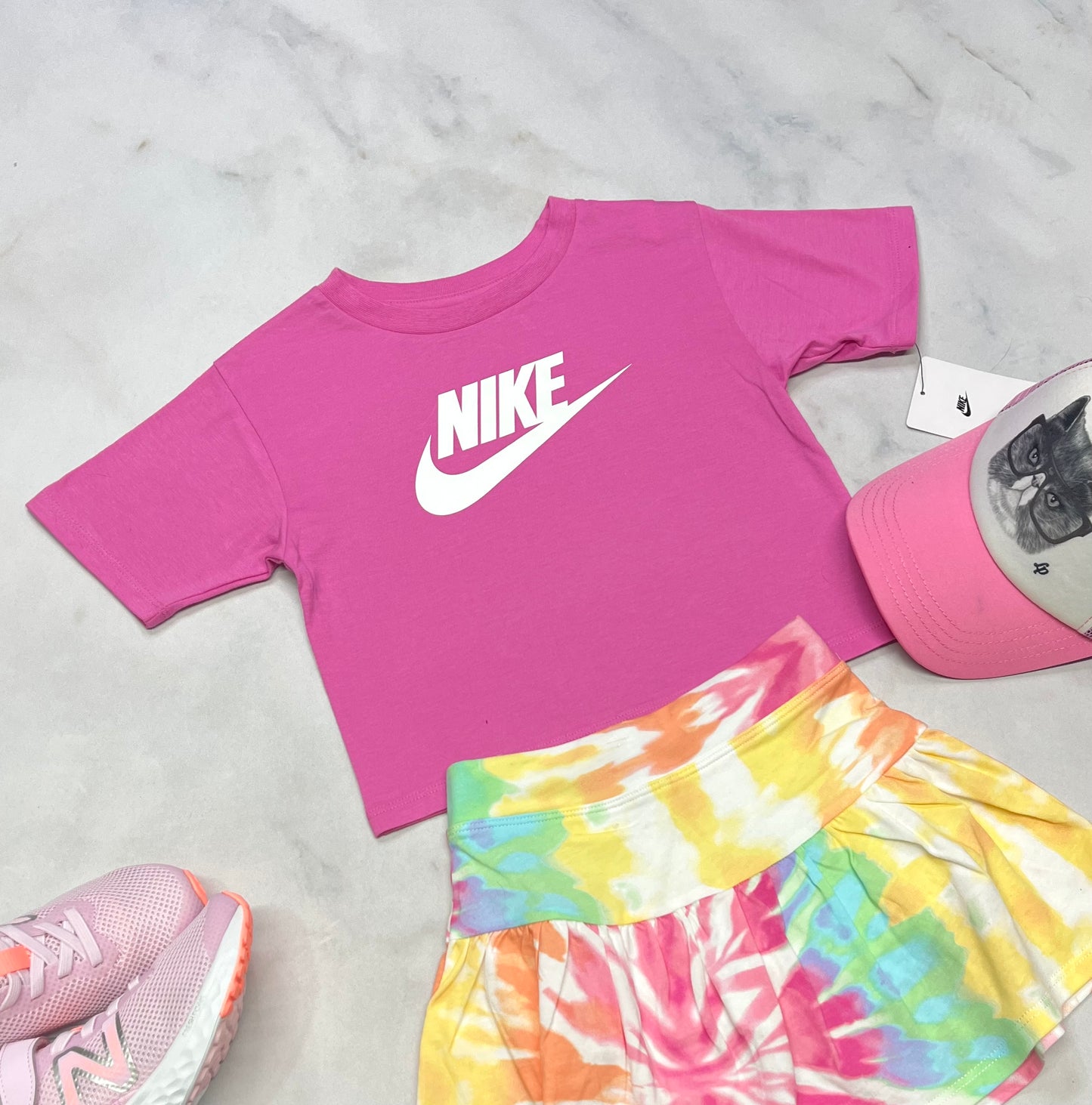 đź’• Nike manche courte : 4 ans fille coupe tendance . Neuf !