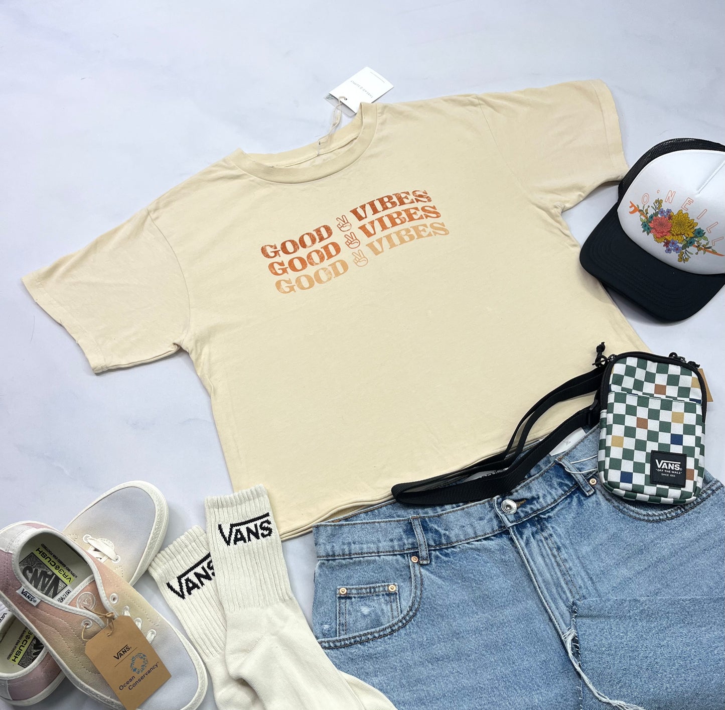 ☀️ Manche courte : Thread Supply M/ femme longueur mi hanche Neuf !