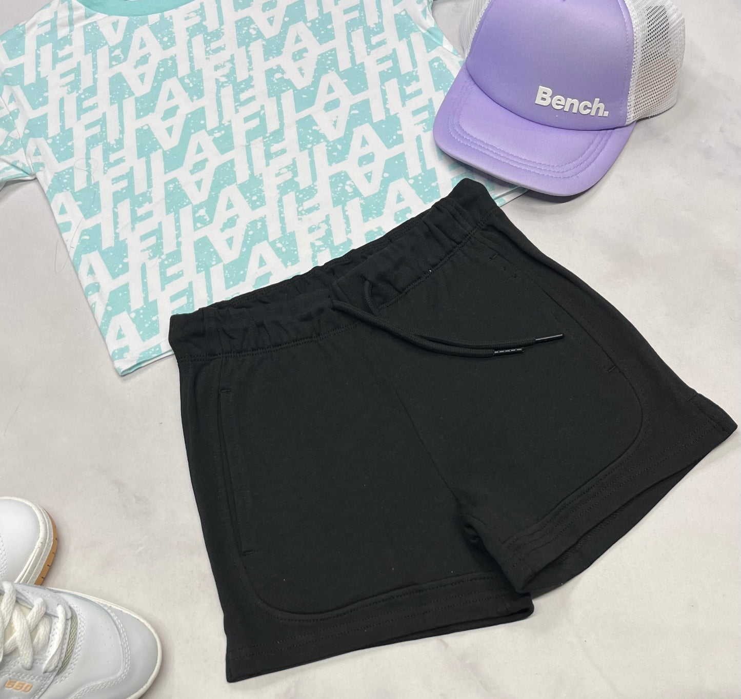 🩵 Short ouaté : taille haute 7 ans fille qualité ++ neuve