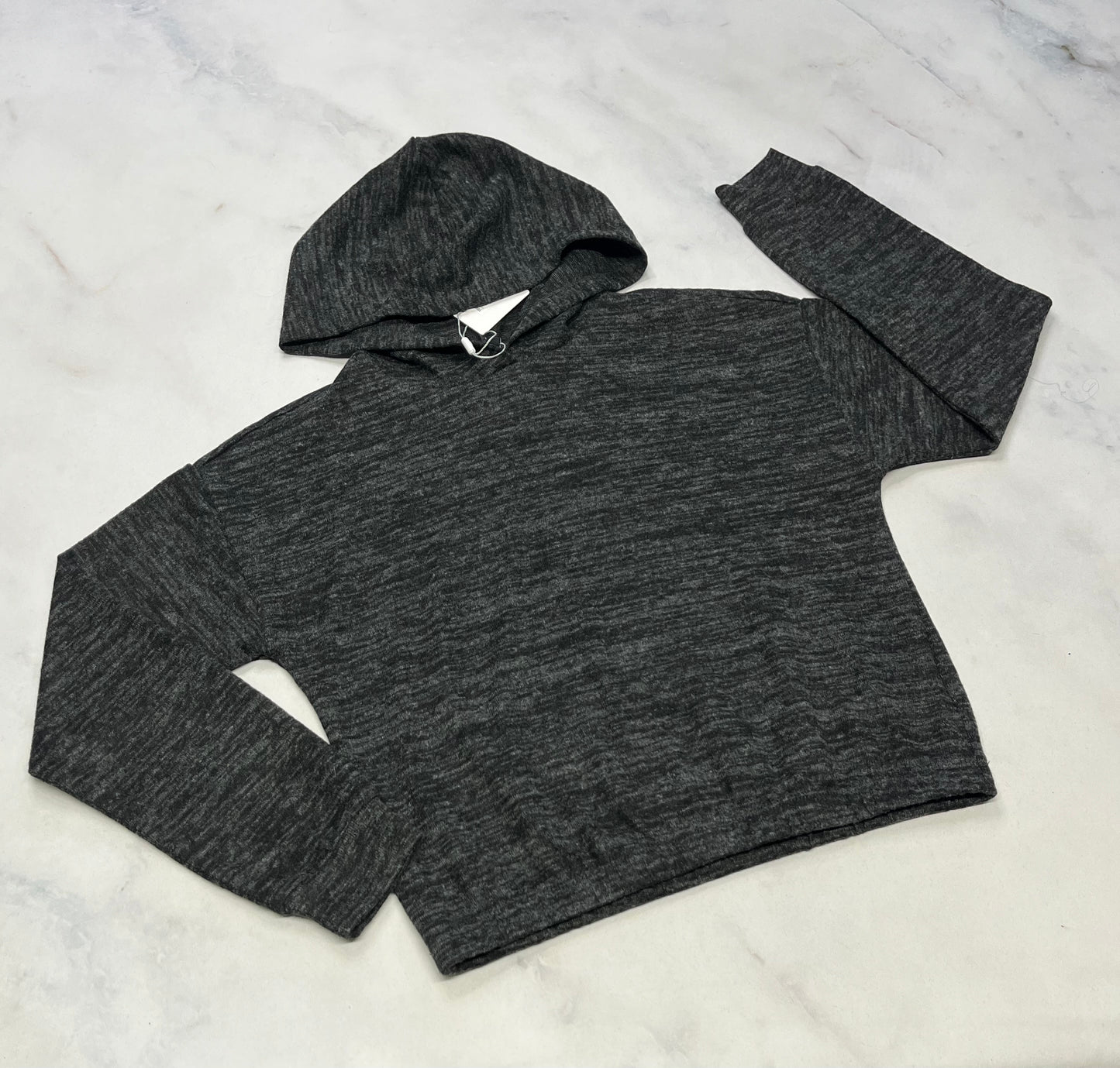 Cagoule : douce charcoal neuve ! 2x 12 ans fille .