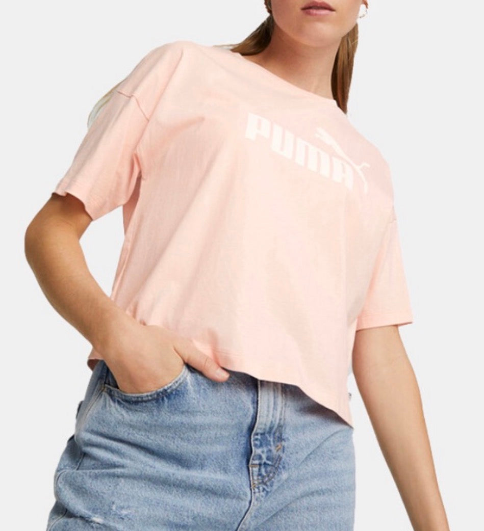🌴 T-Shirt : Puma rose XL/ femme relax fit neuf ! Mi hanche .