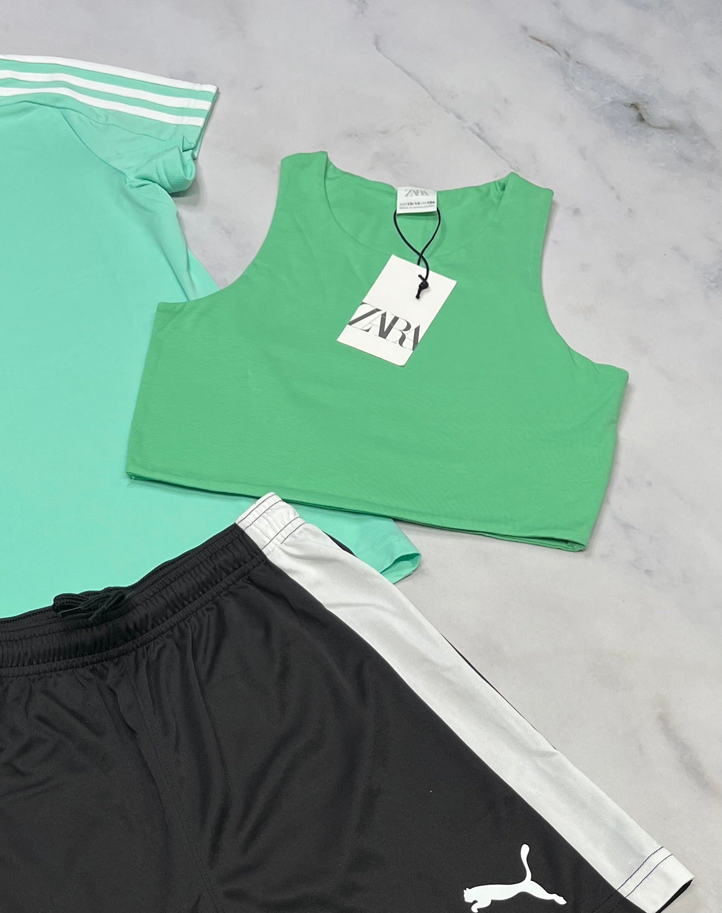🌿 Top : ZARA 13-14 ans fille soft stretch neuf !