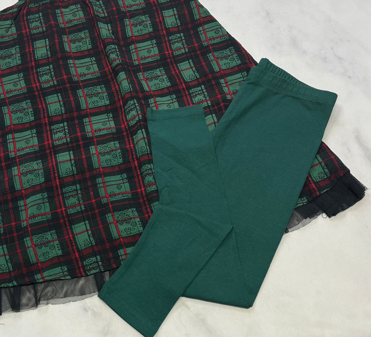 Duo : Souris Mini robe : 7-8 ans ajustable comme neuve . Molle confo + Leg. Neuf 7-8 ans