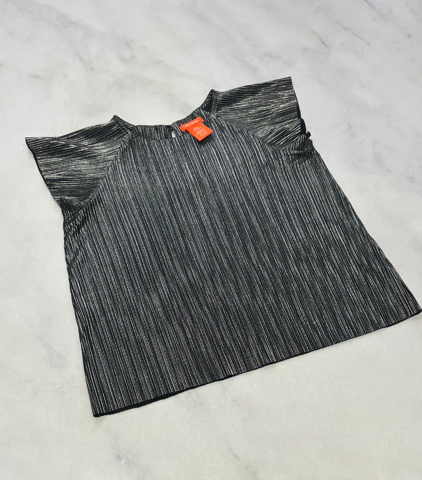 Haut : tissu frais plissé et brillant comme neuf ! 7-8(7 ans ) mi hanche ! Manche superbe .