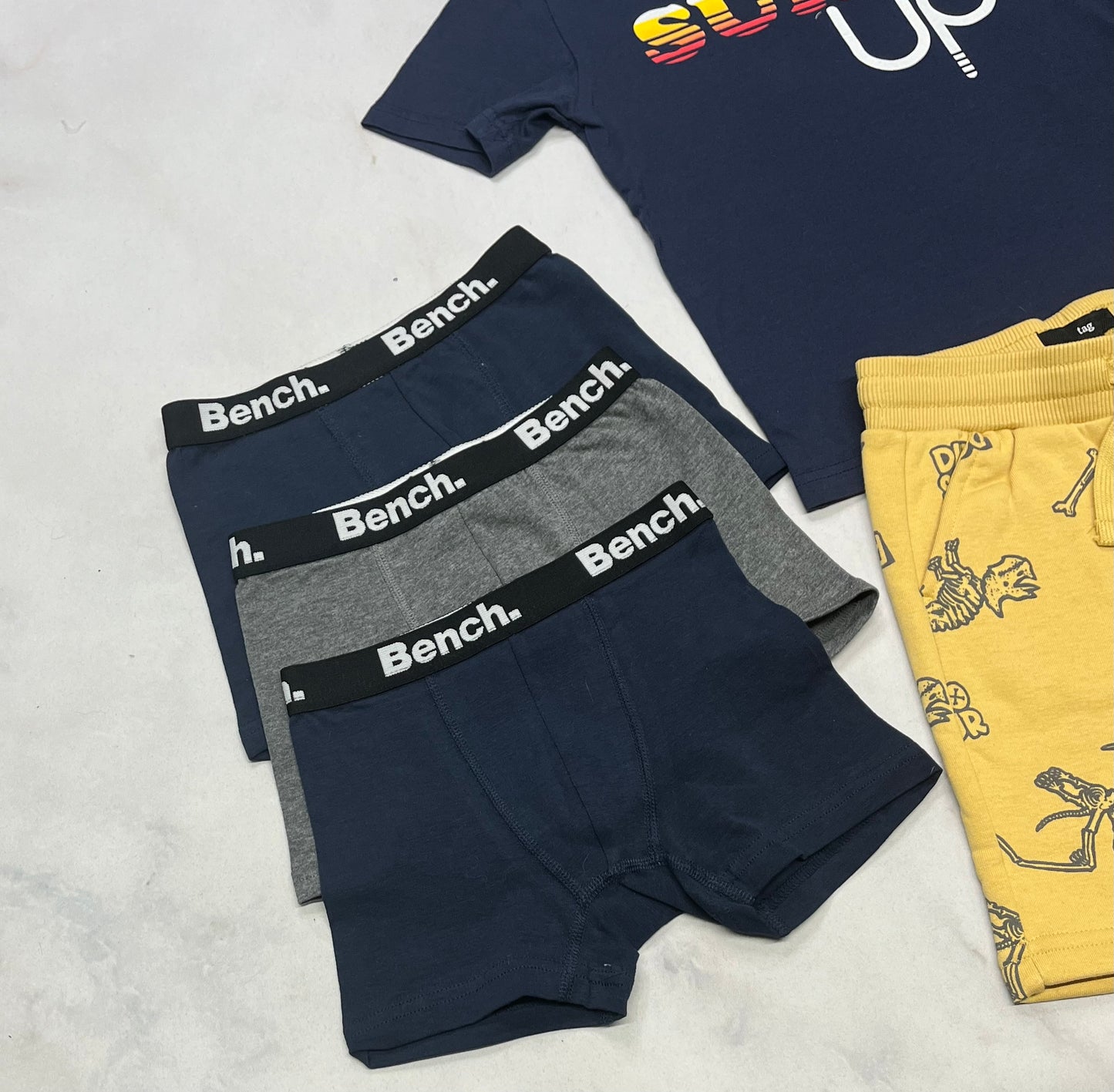 ☀️ 1 lot de : 3x boxers BENCH garçon + 5 ans neuf !