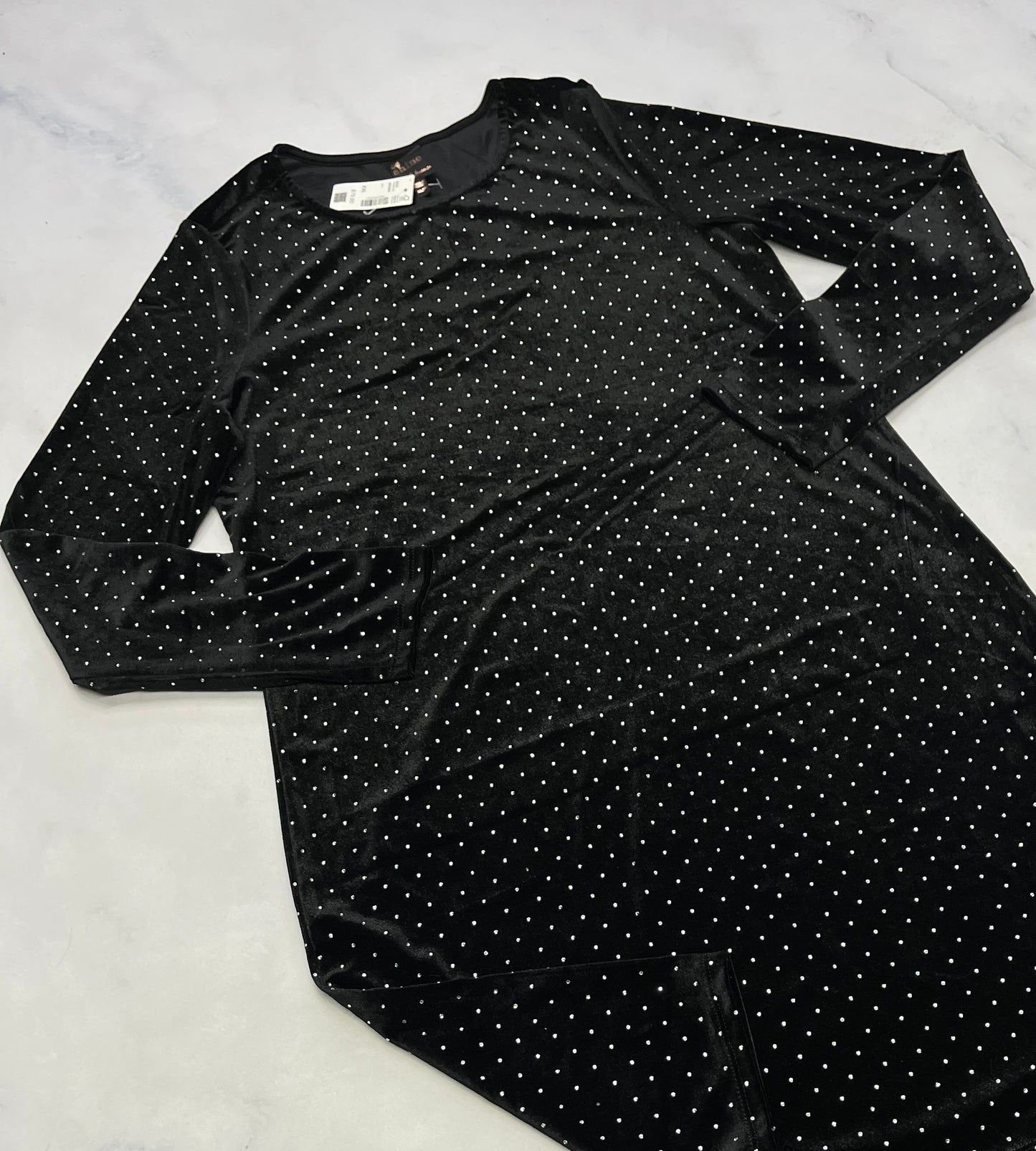 Solde ! Robe en velour stretch Reitman neuve ! Mais manque quelques brillant. XXL( fait XL/ femme ) .