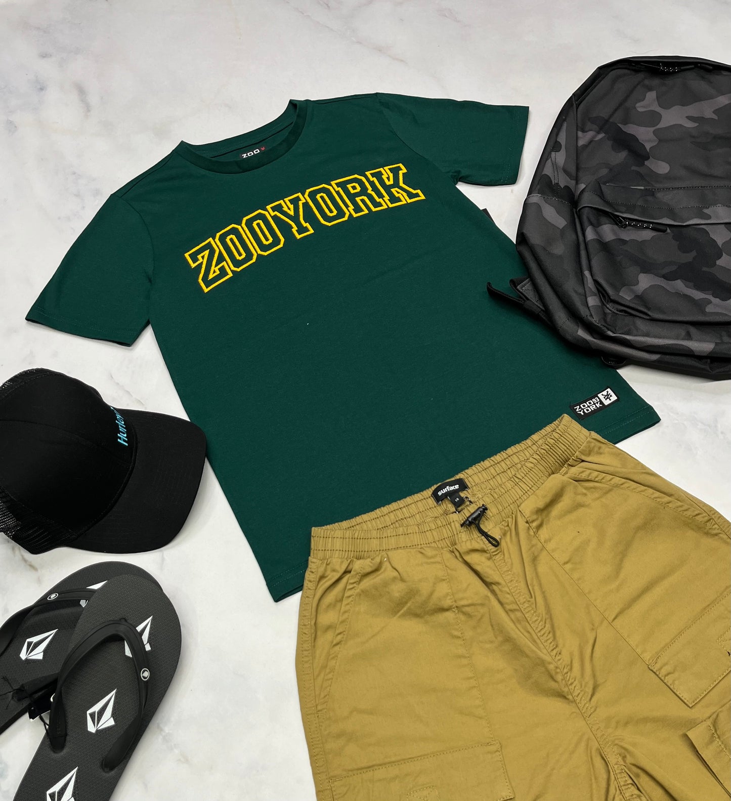 đ” T-Shirt : Zoo York vert 14 (12-14ans ) garçon neuf !