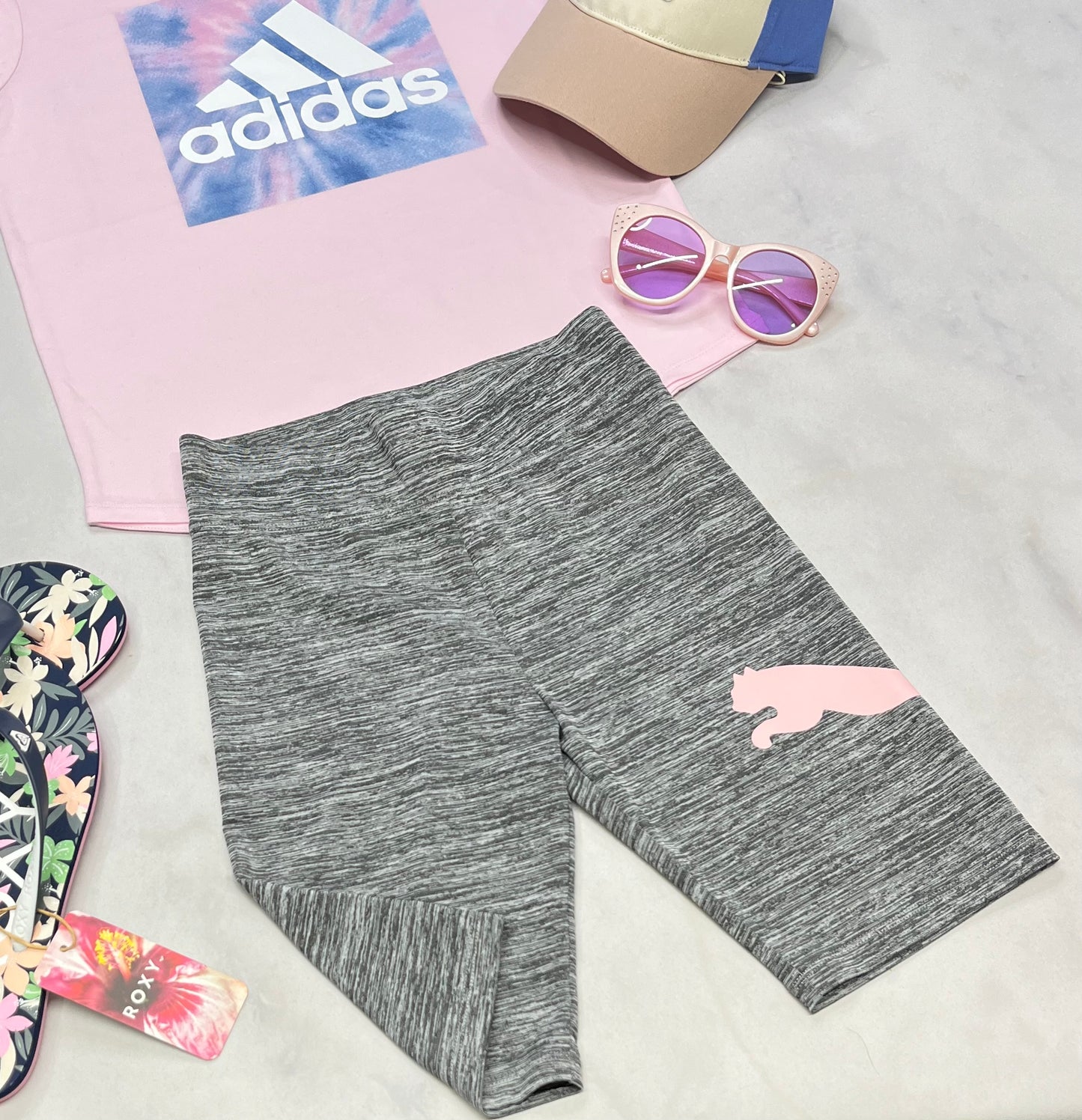 🤩 Cuissard : Puma en tissu de sport stretch 10-12 ans fille neuf !