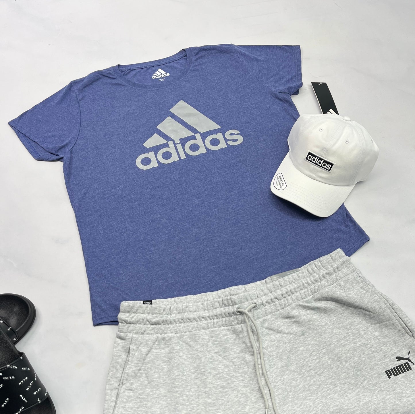 ☀️ Adidas : Manche courte bleuté et gris ultraaa soft XL et XXL femme confo neuf !