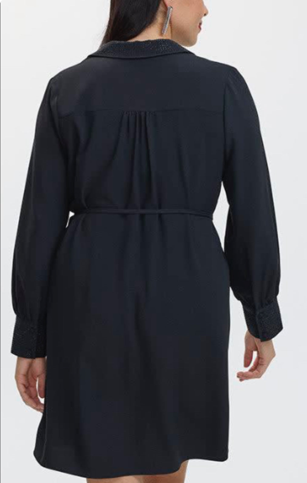 Reitman : robe col et bout de manche brillant neuve ! 2XL ( fait XXL/ femme .