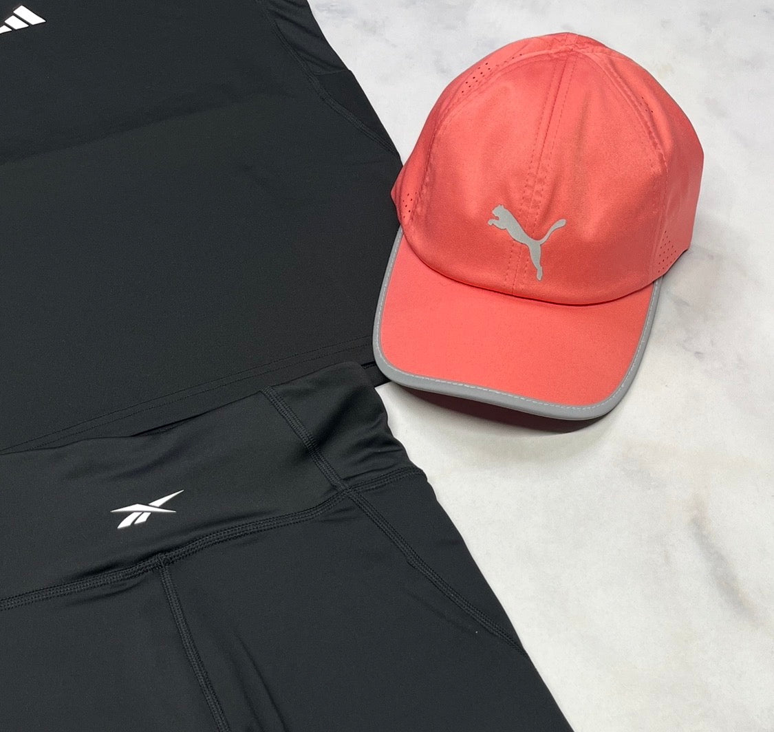 đ» Casquette : Puma corail / ajustable O/S enfant fille . QualitĂ© ++ .