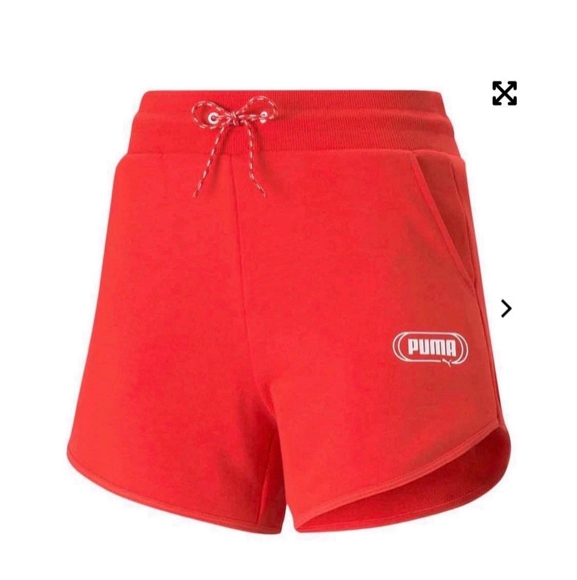 ☀️ Short corail : Puma taille haute XS femme en ouaté confo neuve !