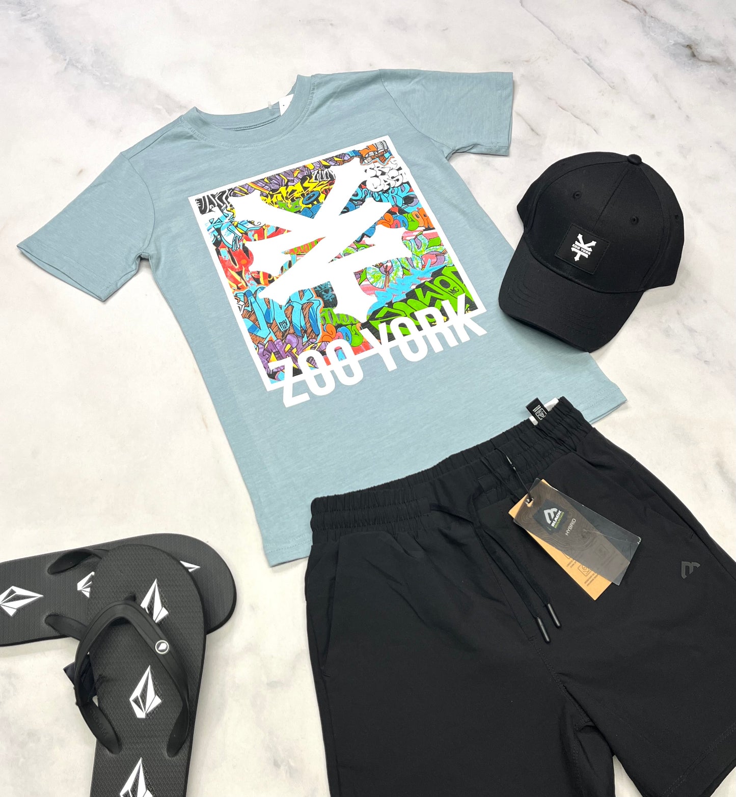 🩵 SOLDE , T-Shirt : Zoo York 7-8 ans fit ( +7 ans ) neuf mais ligne flou d’impression !