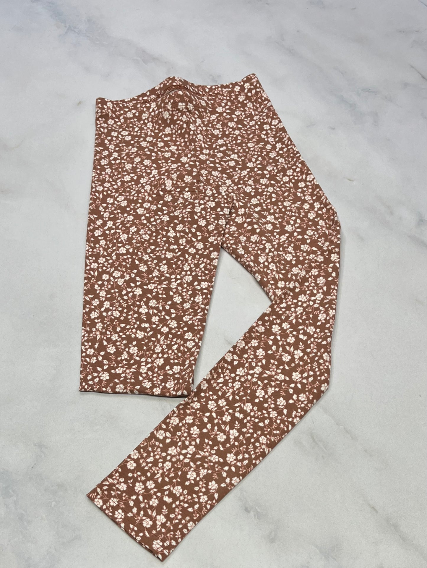 ..legging : Fleurit ( teinte de terre et beigé) neuf ! 10-12 ans