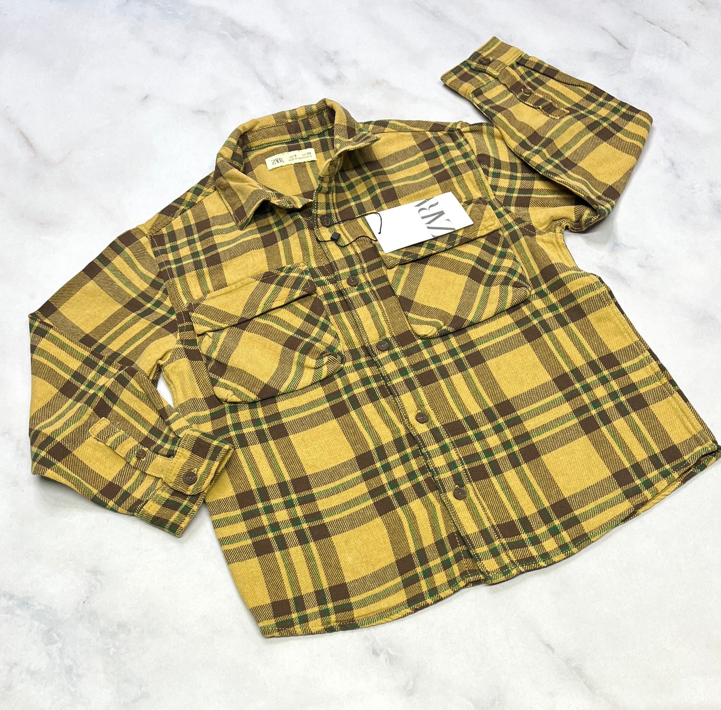 ZARA: Chemise molle douce fait 7 ans garçon neuve !