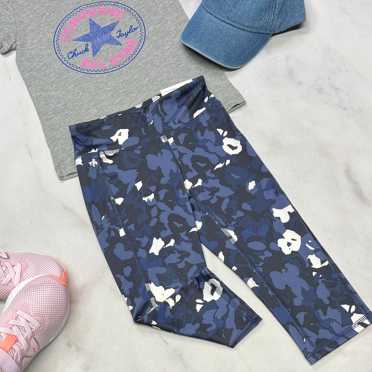 🩷 Capri legging : tissu sport extensible 5 ans fille neuf !