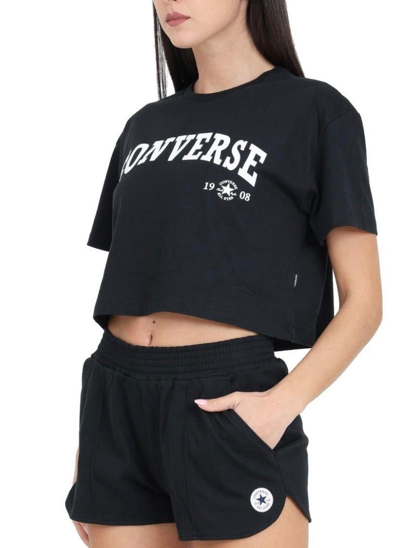 💕 Manche courte : Converse look écourté S/ femme neuf !