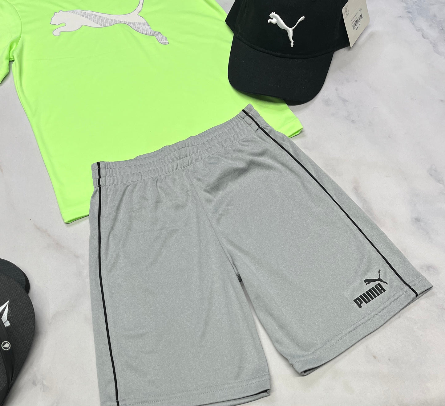 đ« Bermuda : Puma en tissu de sport stretch 6 ans garçon neuf !