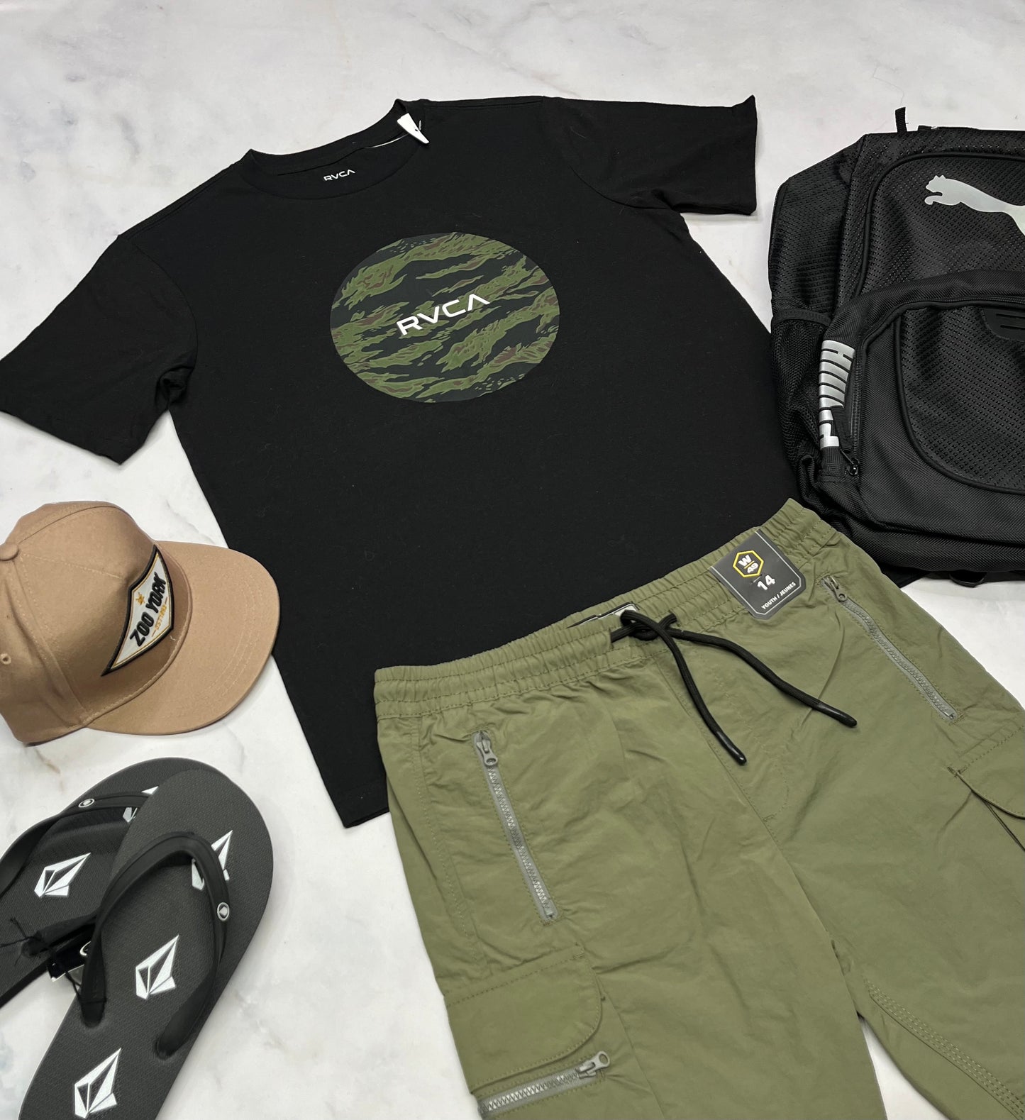 🌴T-Shirt : RVCA 14-16 ans garçon neuf !
