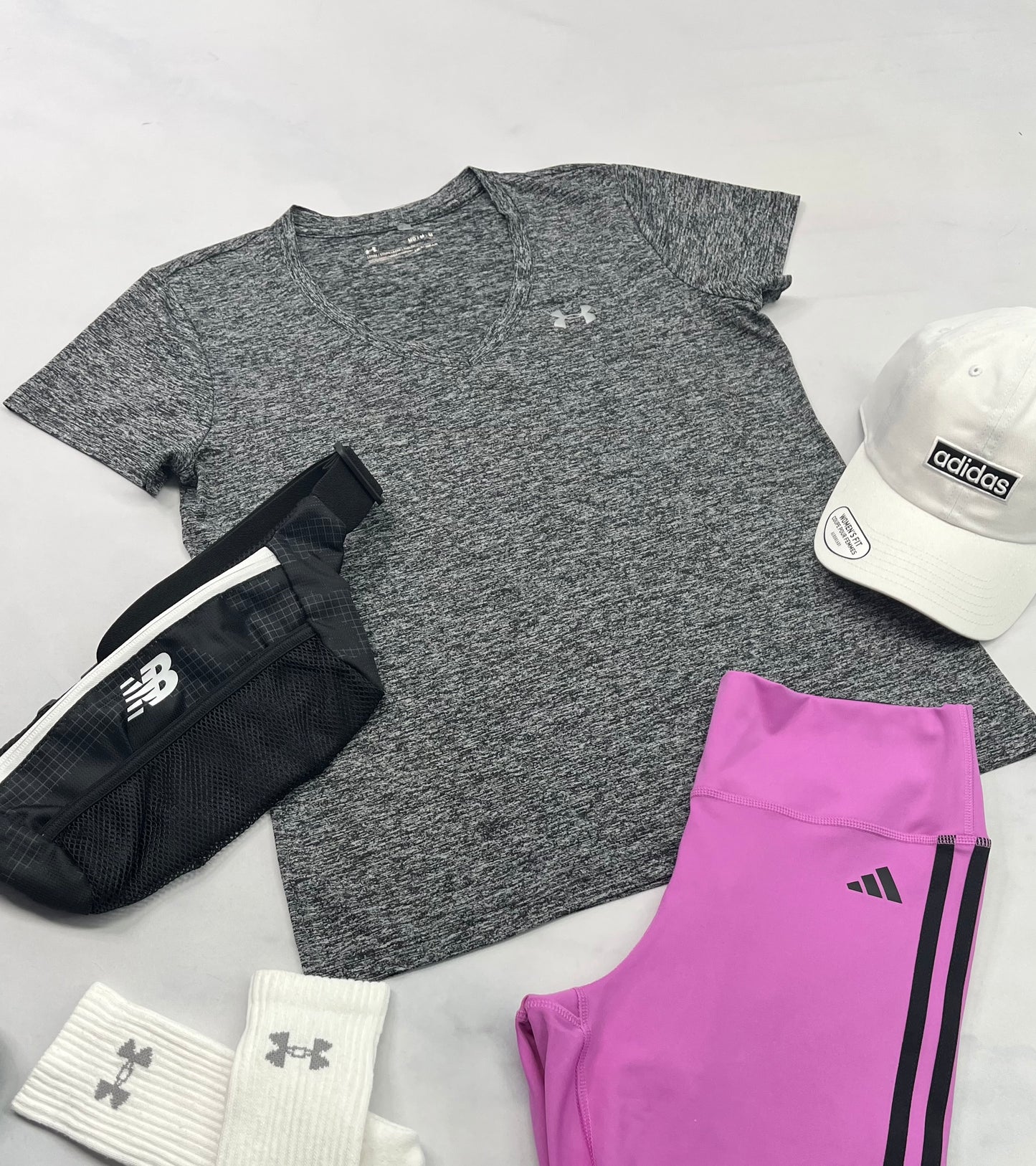 🩷 Manche courte : H.Armour en tissu de sport M/ femme comme neuf !