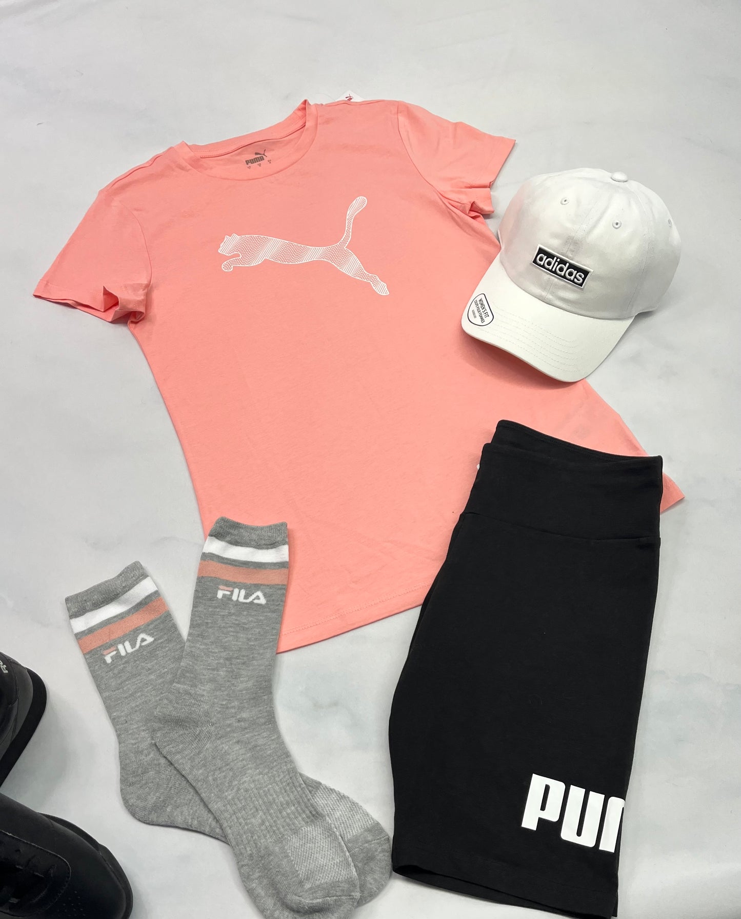 ☀️ Manche courte : Puma corail Small femme neuf !