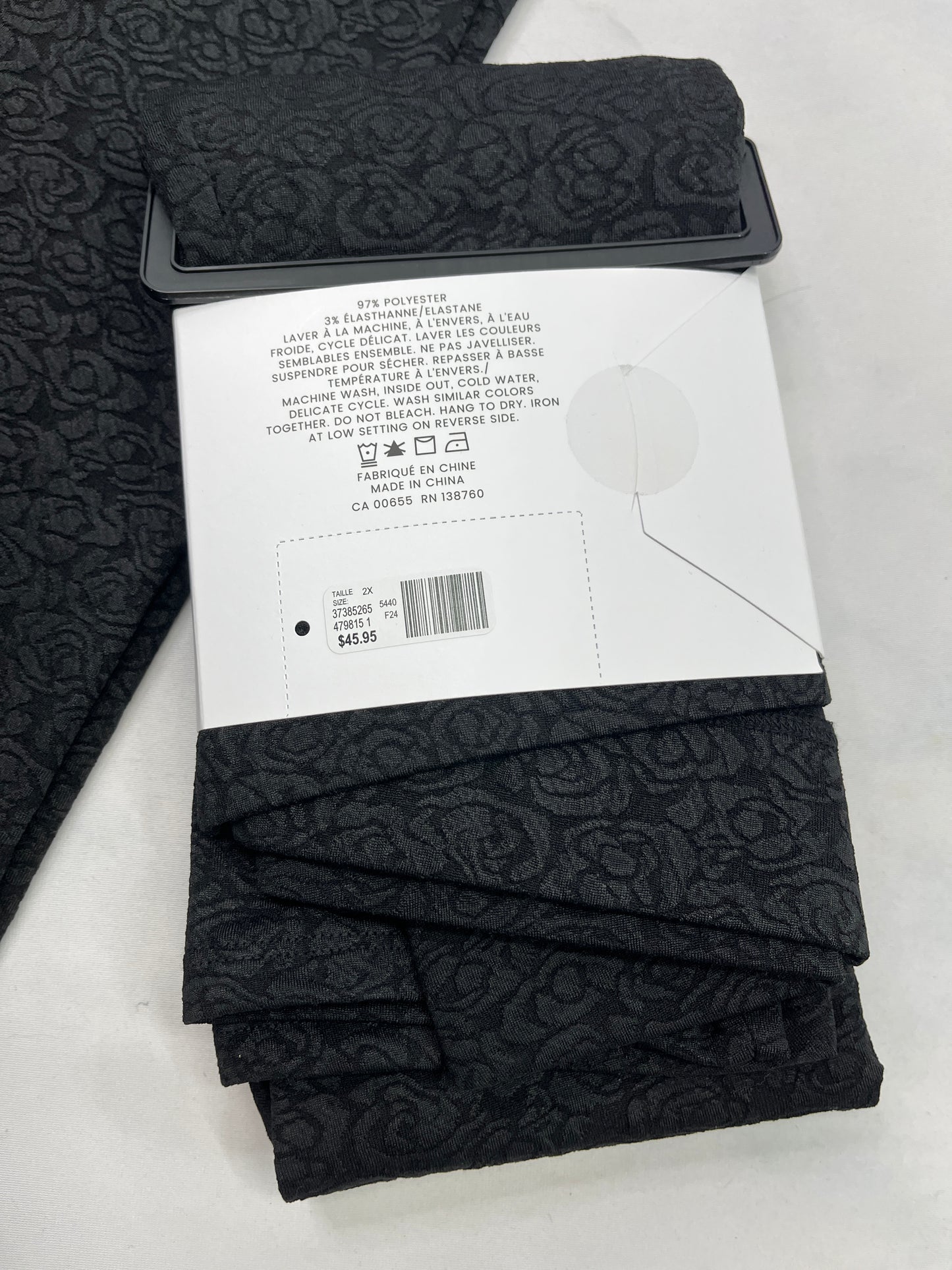 Skinny : legging texturé neuf ! L-XL-2XL femme neuf stretch qualité ++