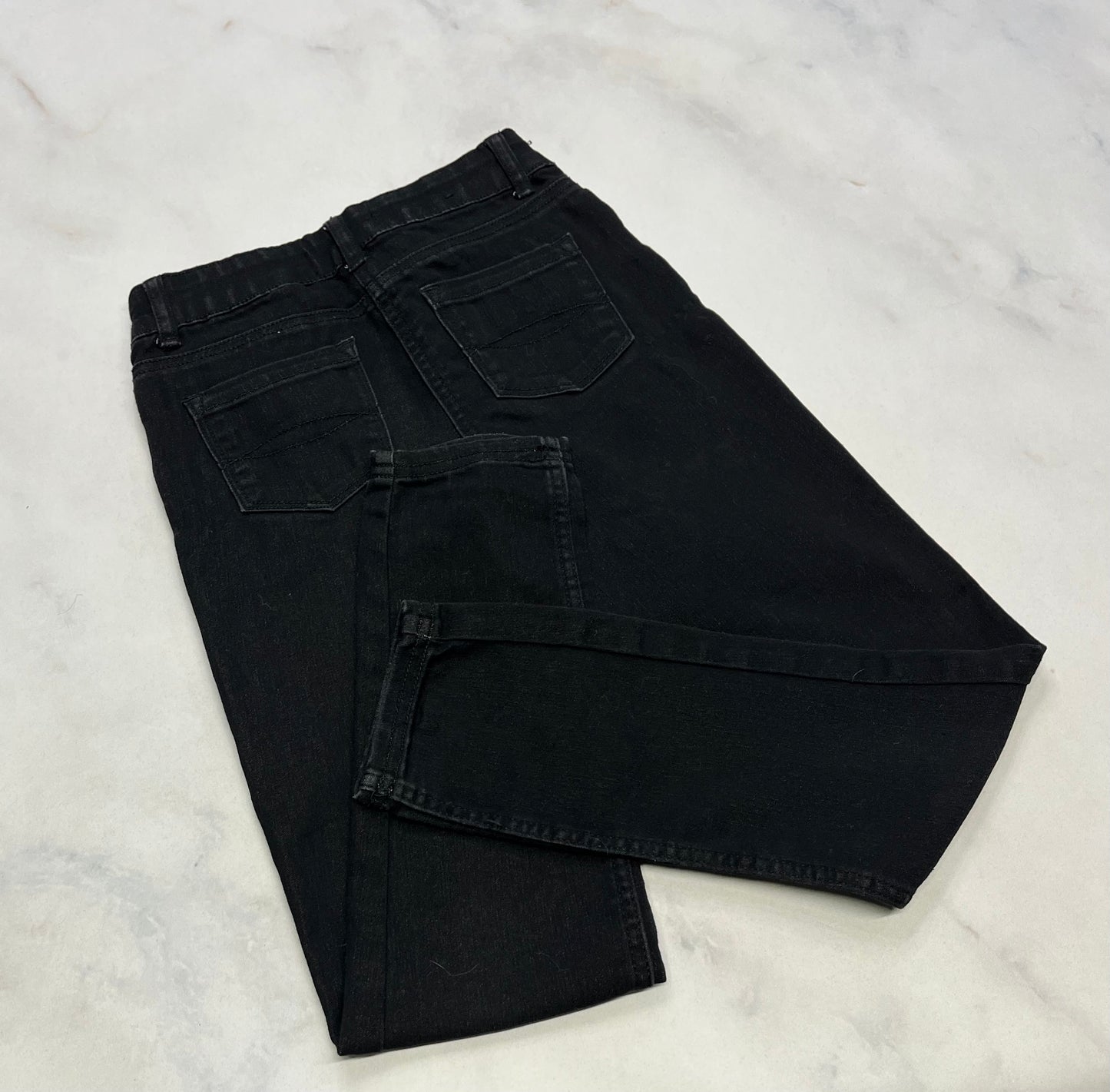 Jegging jeans mou / fille comme neuve . 8 ans ajustable .