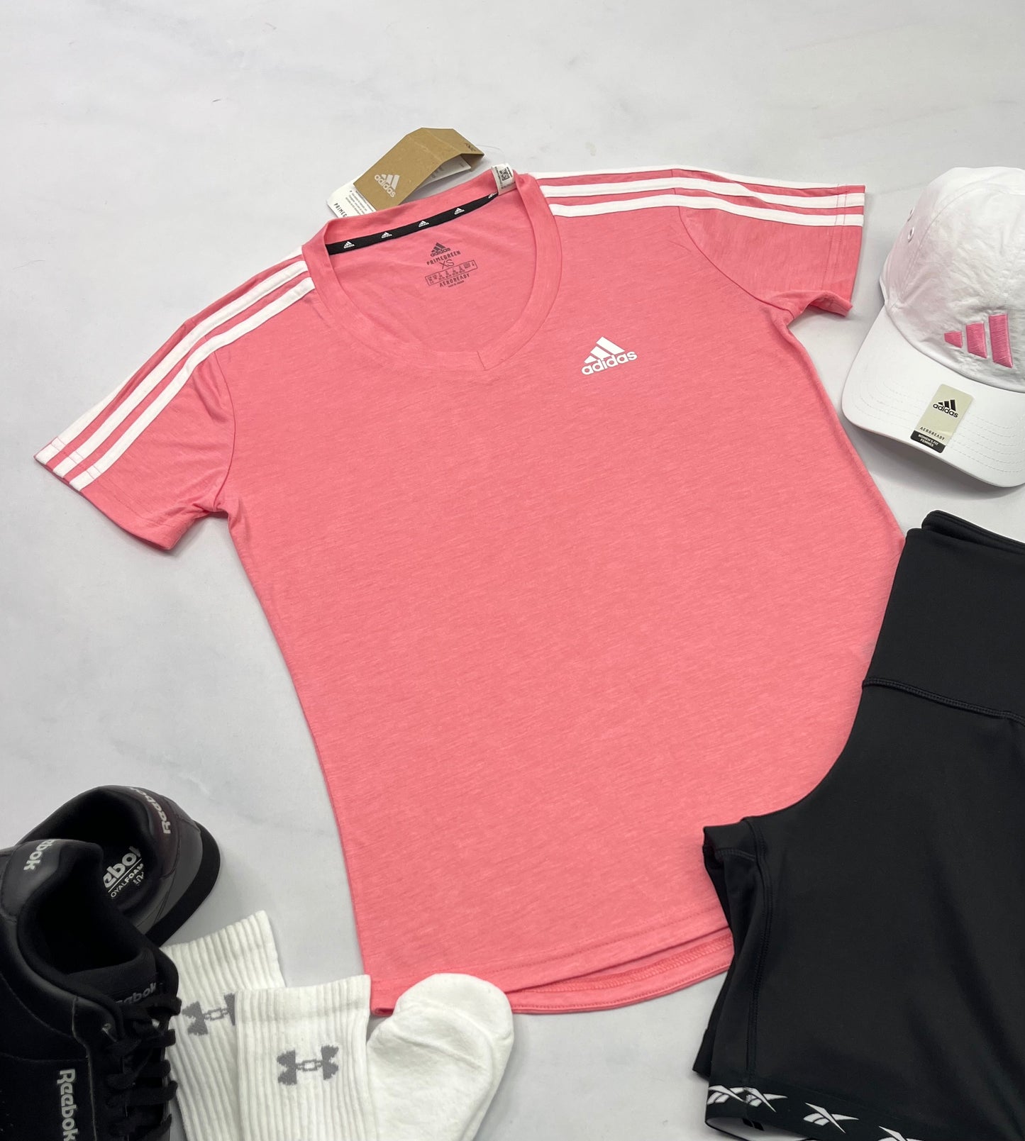😍 Manche courte : Adidas hyper soft XS relax fit ( Xs-S) neuf !