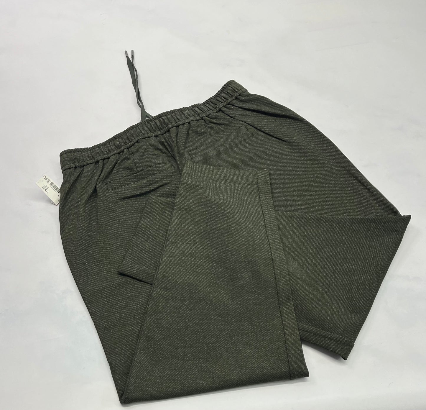 Pantalon : Penn . Kaki tissu plus épais mais souple taille élastique neuf! 14(13-14 ans ) femme .