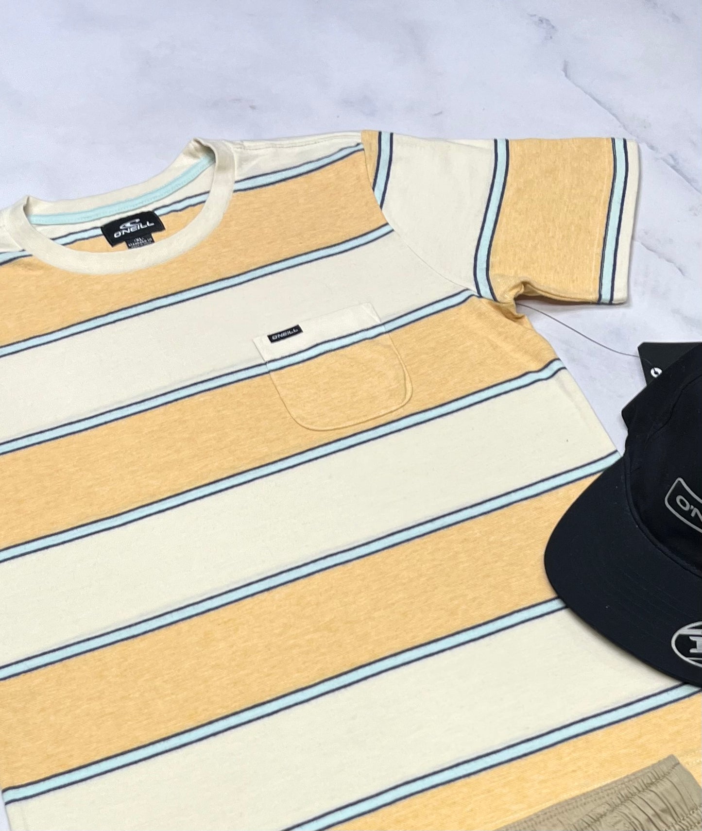 ☀️ T-Shirt rayé : O’Neill soft 14-16 ans garçon neuf !