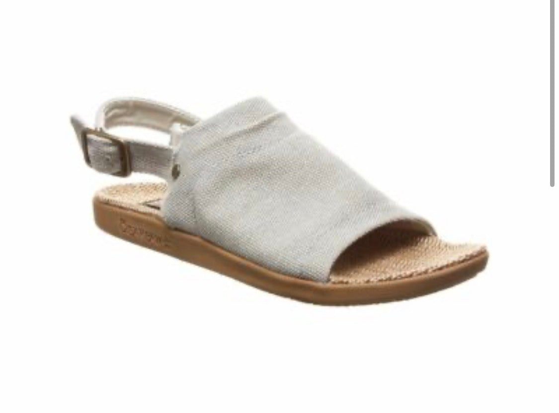 🌿 Sandale : Look lin , Bearpaw ultra légère 10/ femme ajustable à la cheville neuve !