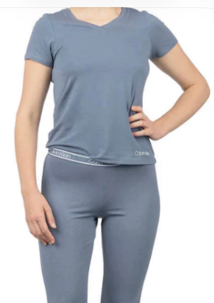 🌙 Pyjama duo Calvin Klein : En tissu soft / extensible . Hyperrrr confo . XL/ femme neuf !