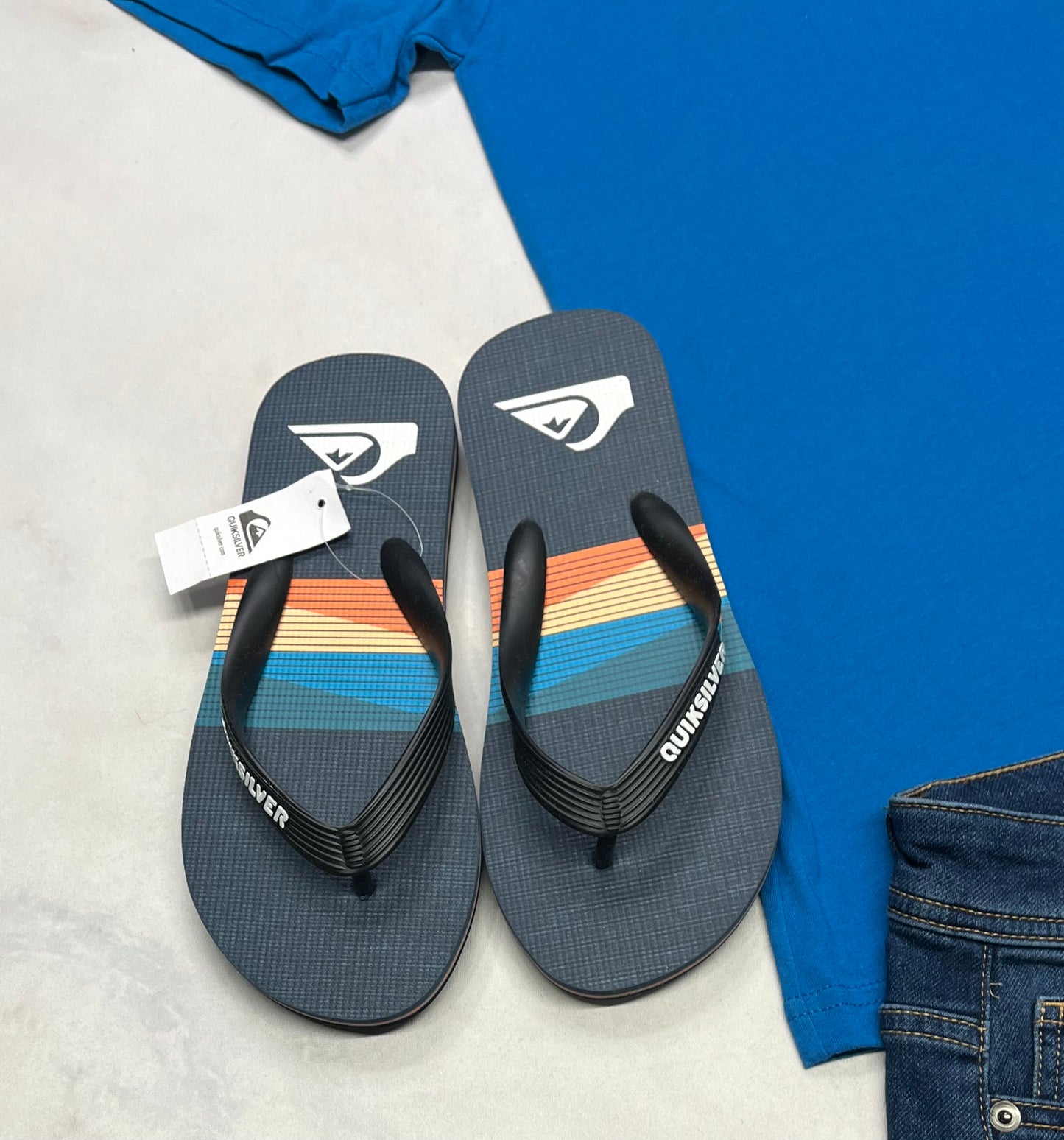 ☀️ Flip Flop : Quiksilver 7 junior garçon / ado neuf !