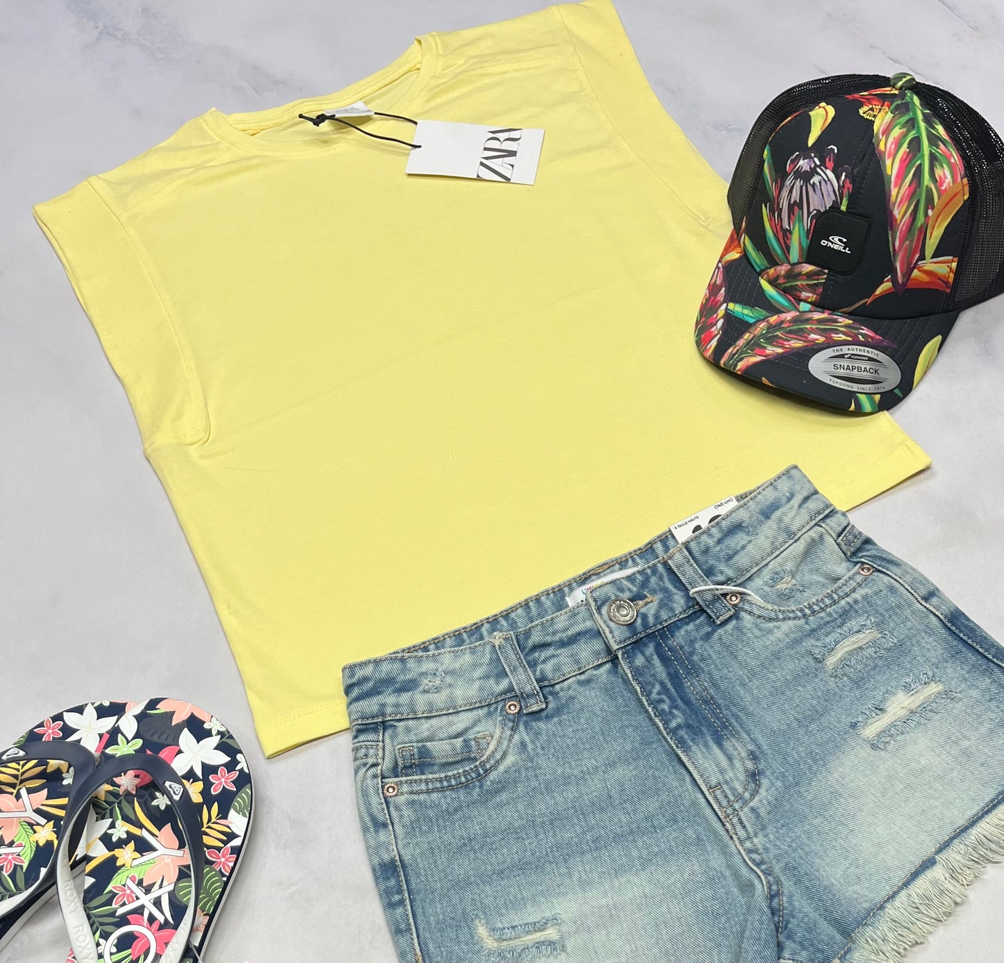 🌻 Camisole : ZARA coupe boxy tendance 10 ans fille neuf !