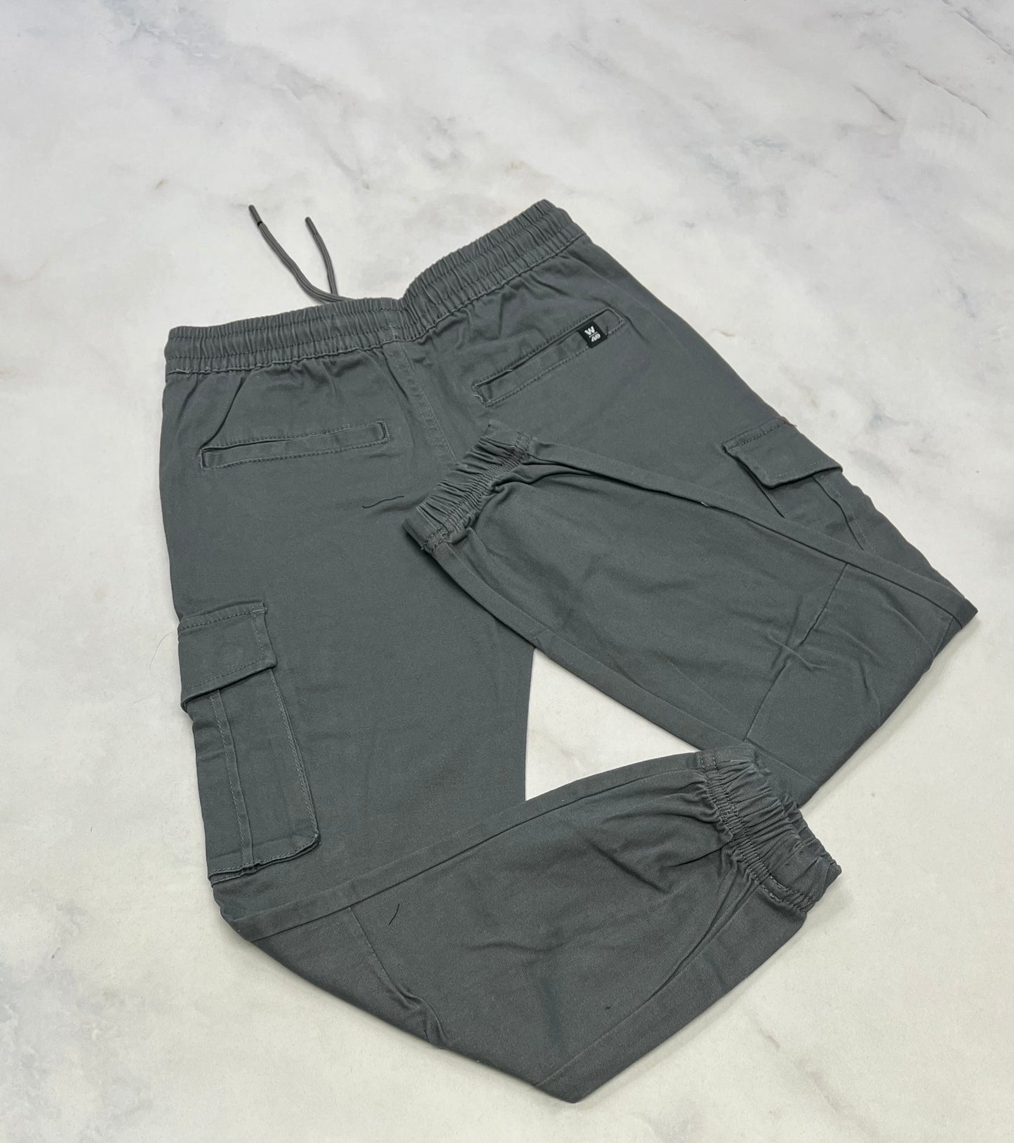 Pantalon cargo : West gris neuf! 7-8 ans