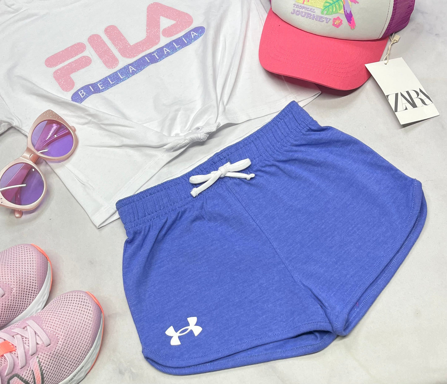 🌸 Short : H.Armour soft 5 ans fille neuve .