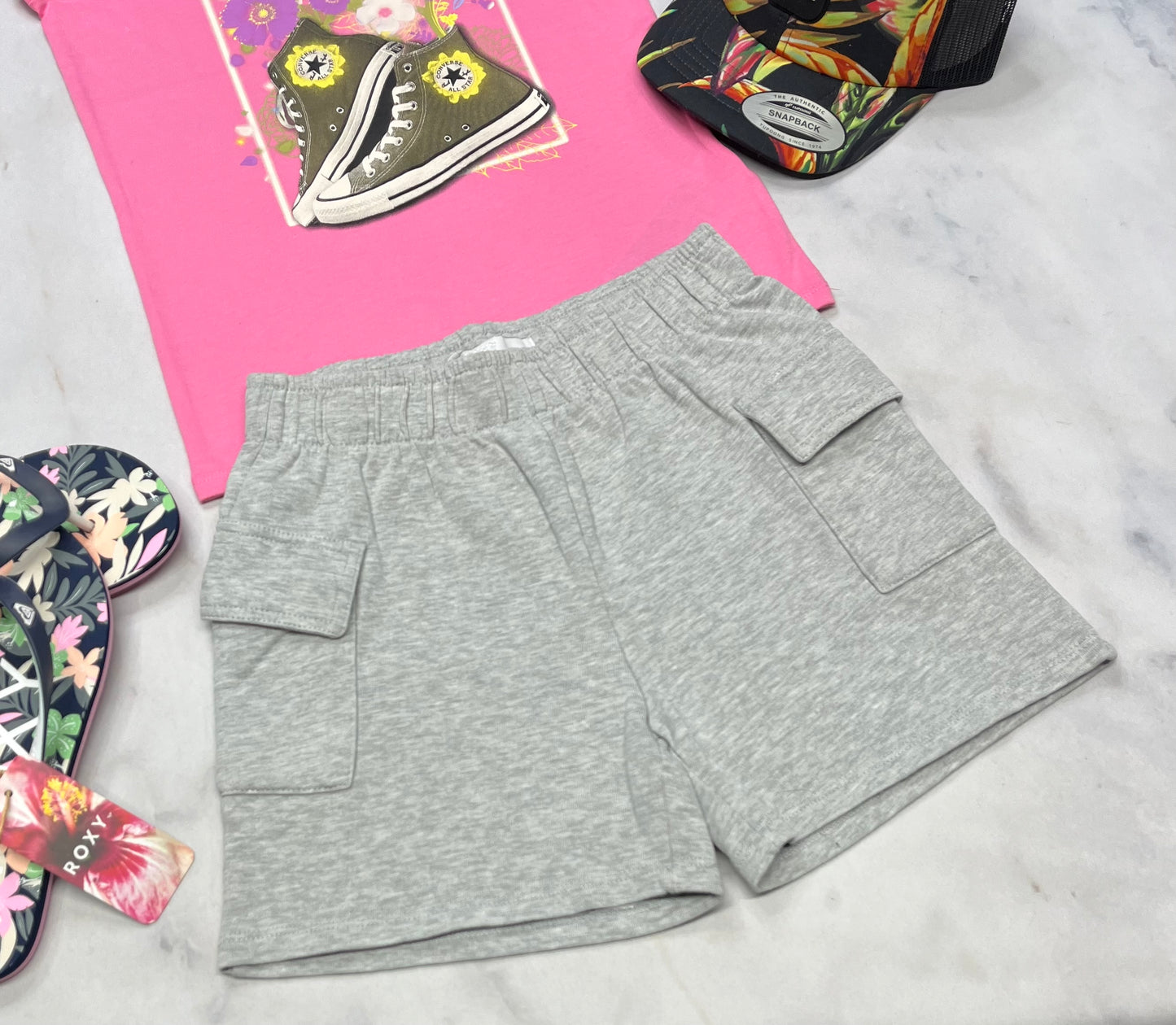 đź’•Short cargo : grise 10-12 ans fille neuve !