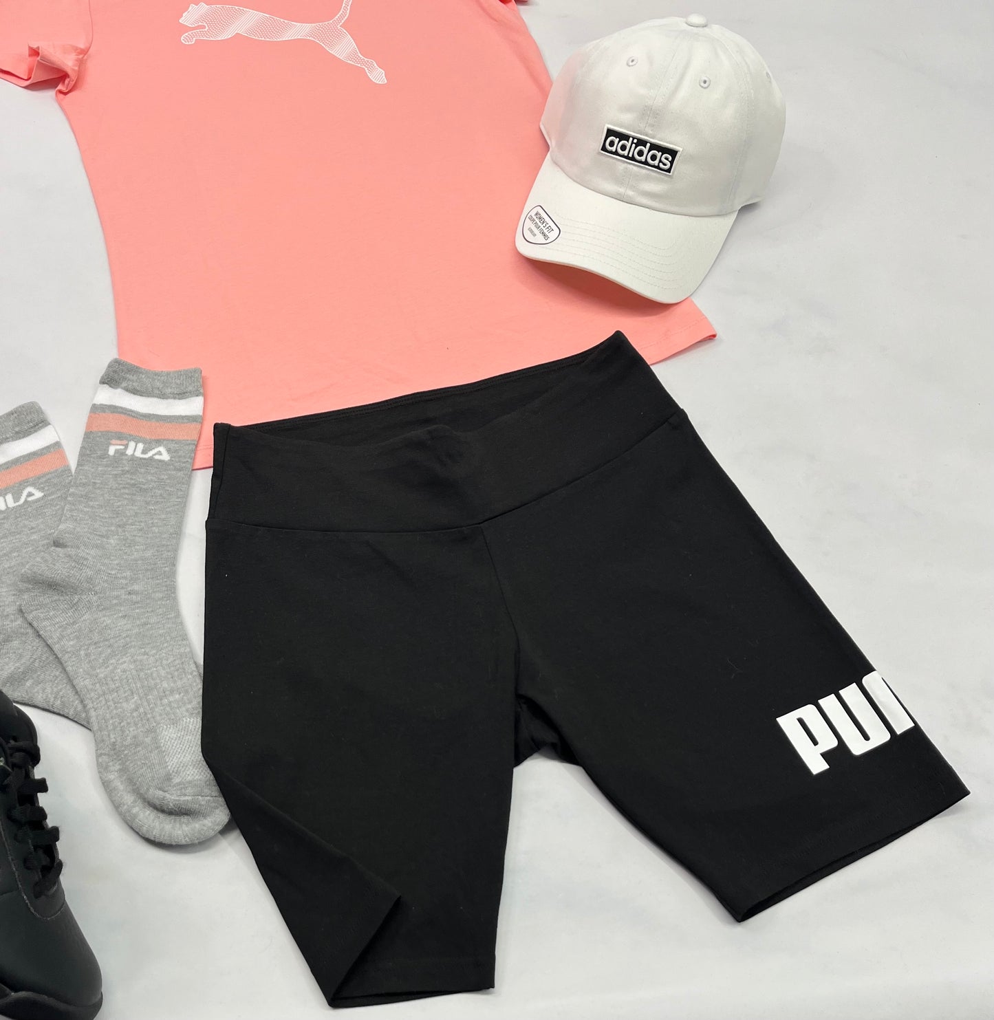 ☀️ Cuissard : Puma noir en coton S/ femme neuf ! Stretch .